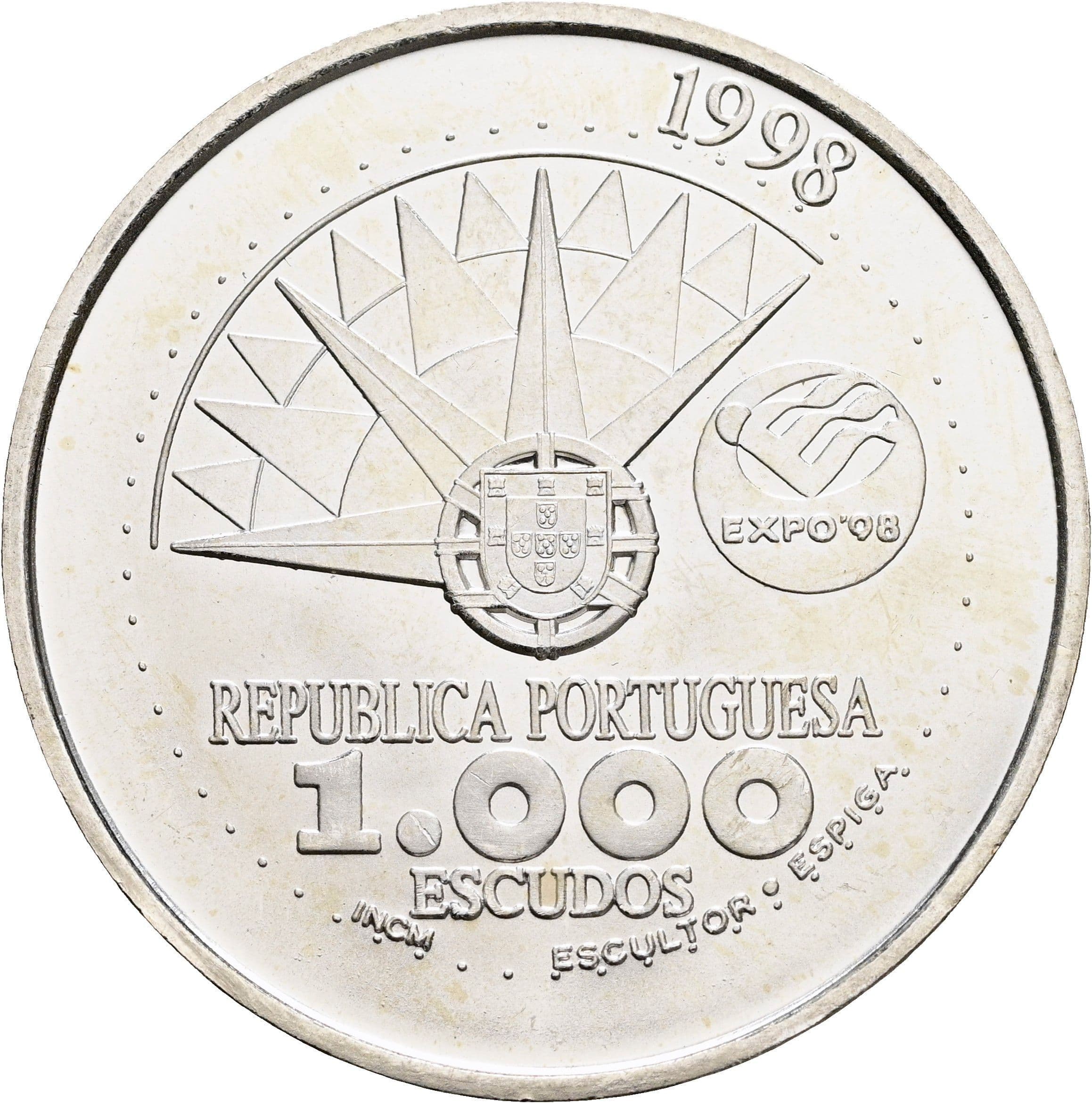 1000 Escudos 1998 – Vorderseite