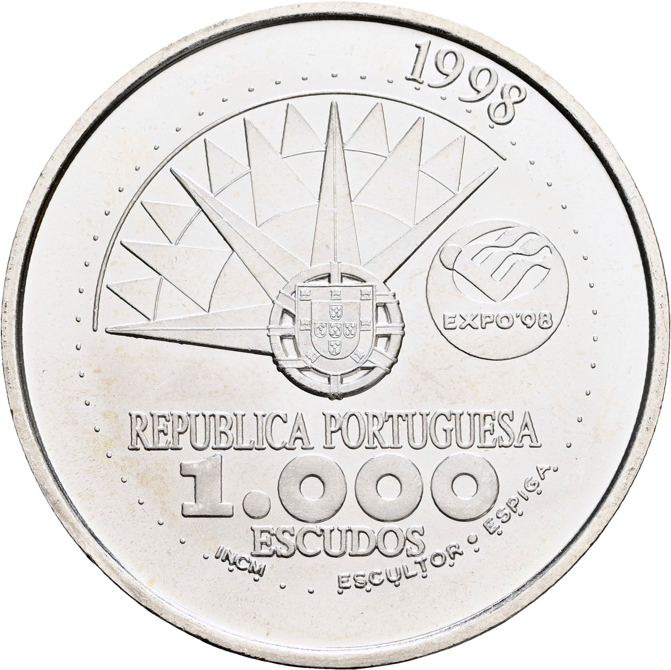 1000 Escudos 1998 – Vorderseite