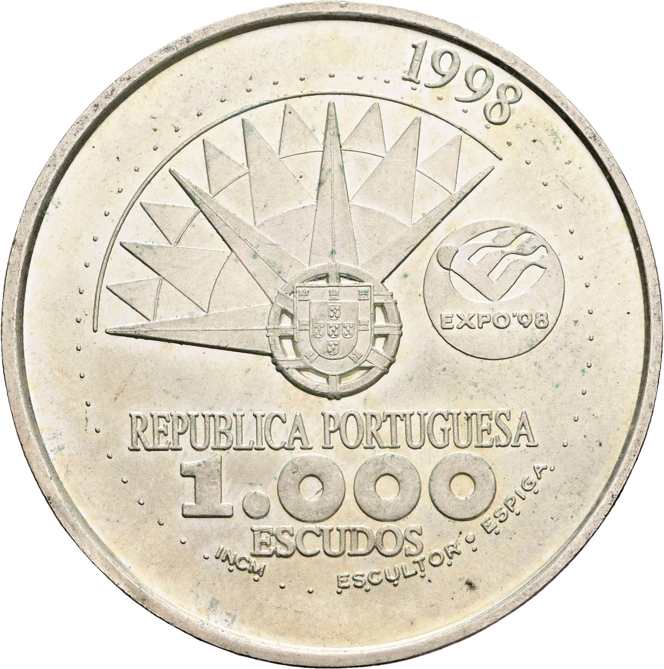 1000 Escudos 1998 – Vorderseite