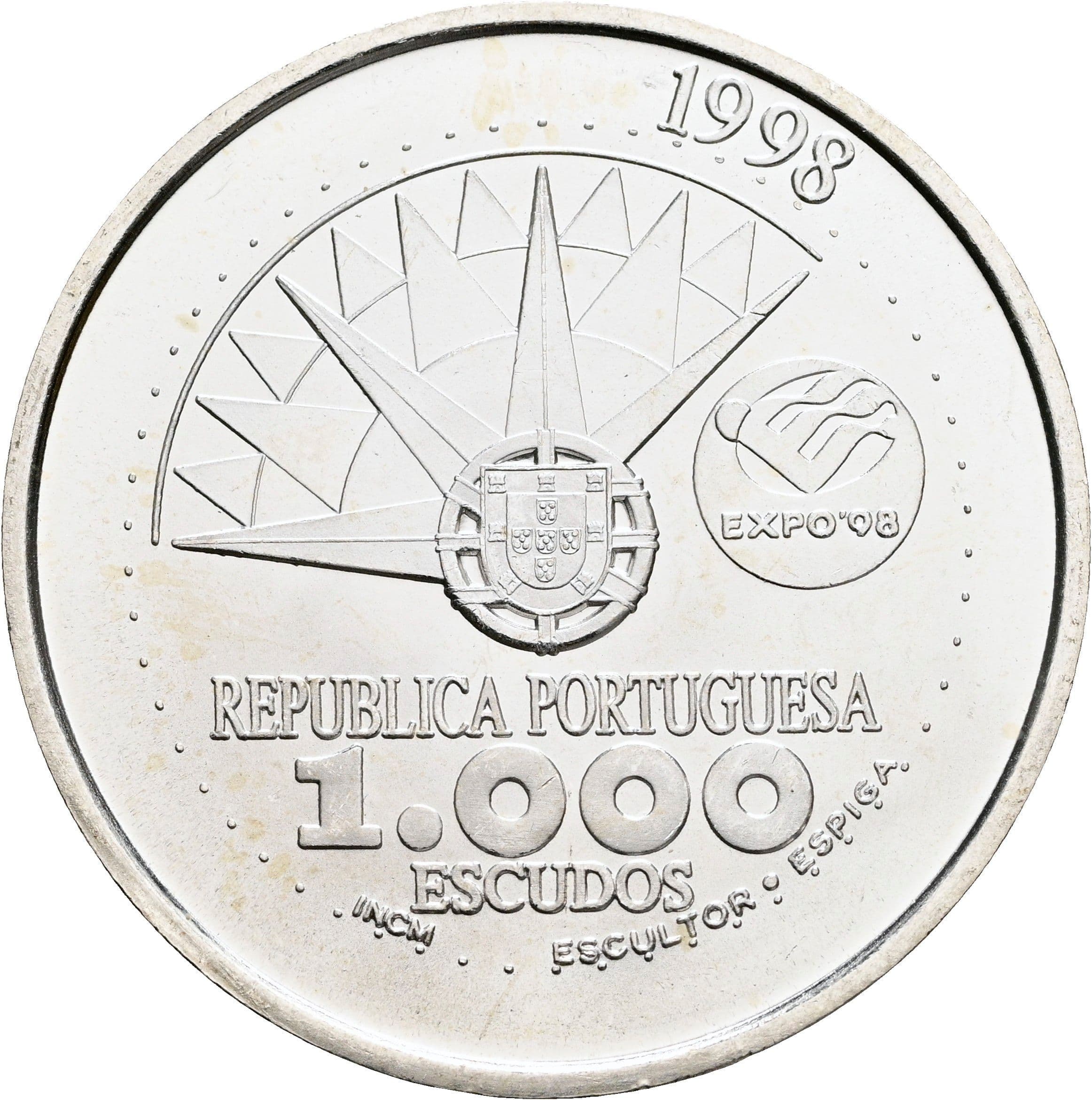 1000 Escudos 1998 – Vorderseite
