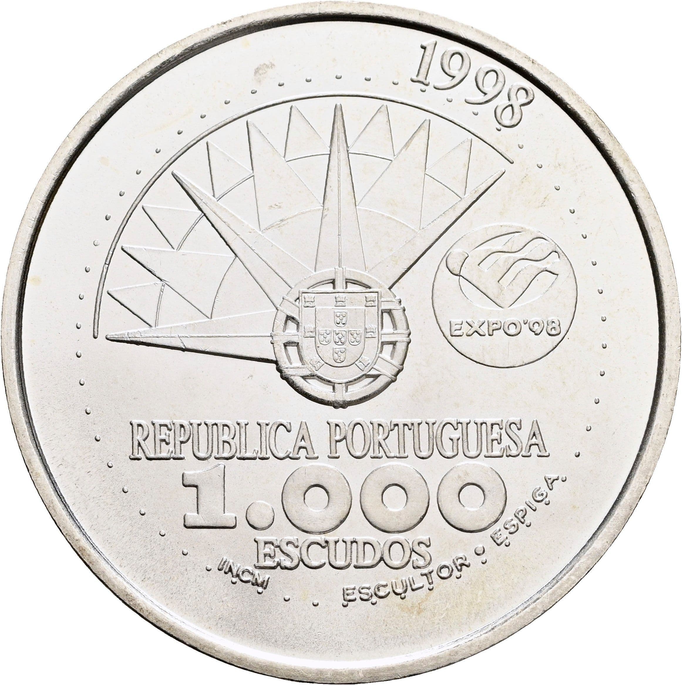 1000 Escudos 1998 – Vorderseite