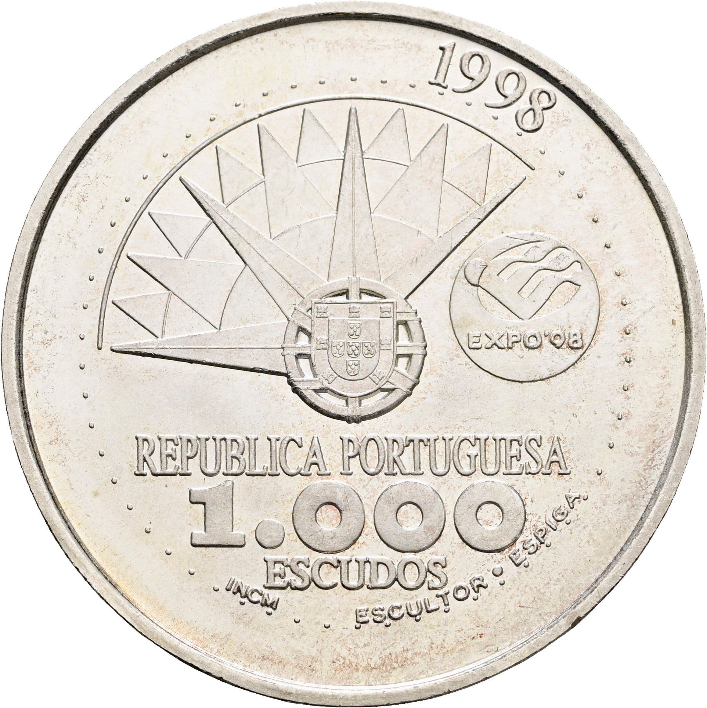 1000 Escudos 1998 – Vorderseite