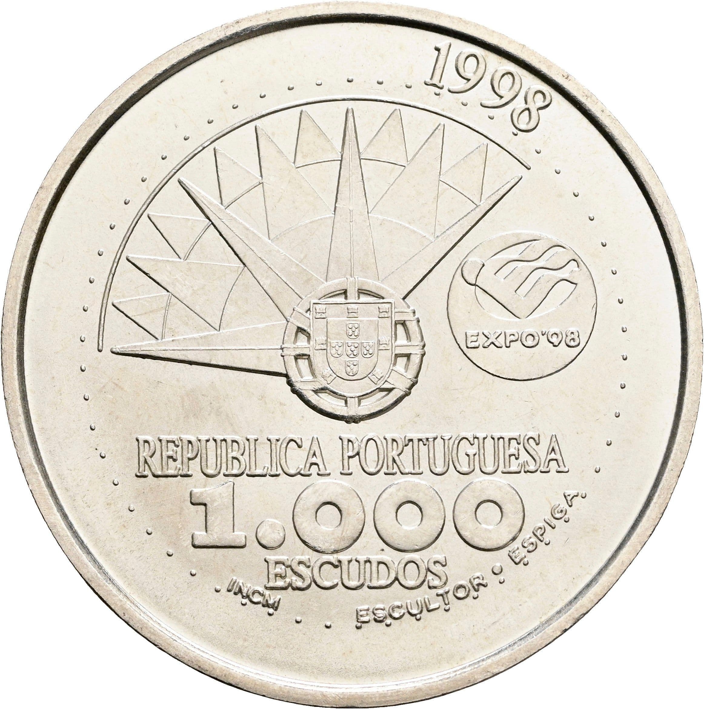 1000 Escudos 1998 – Vorderseite