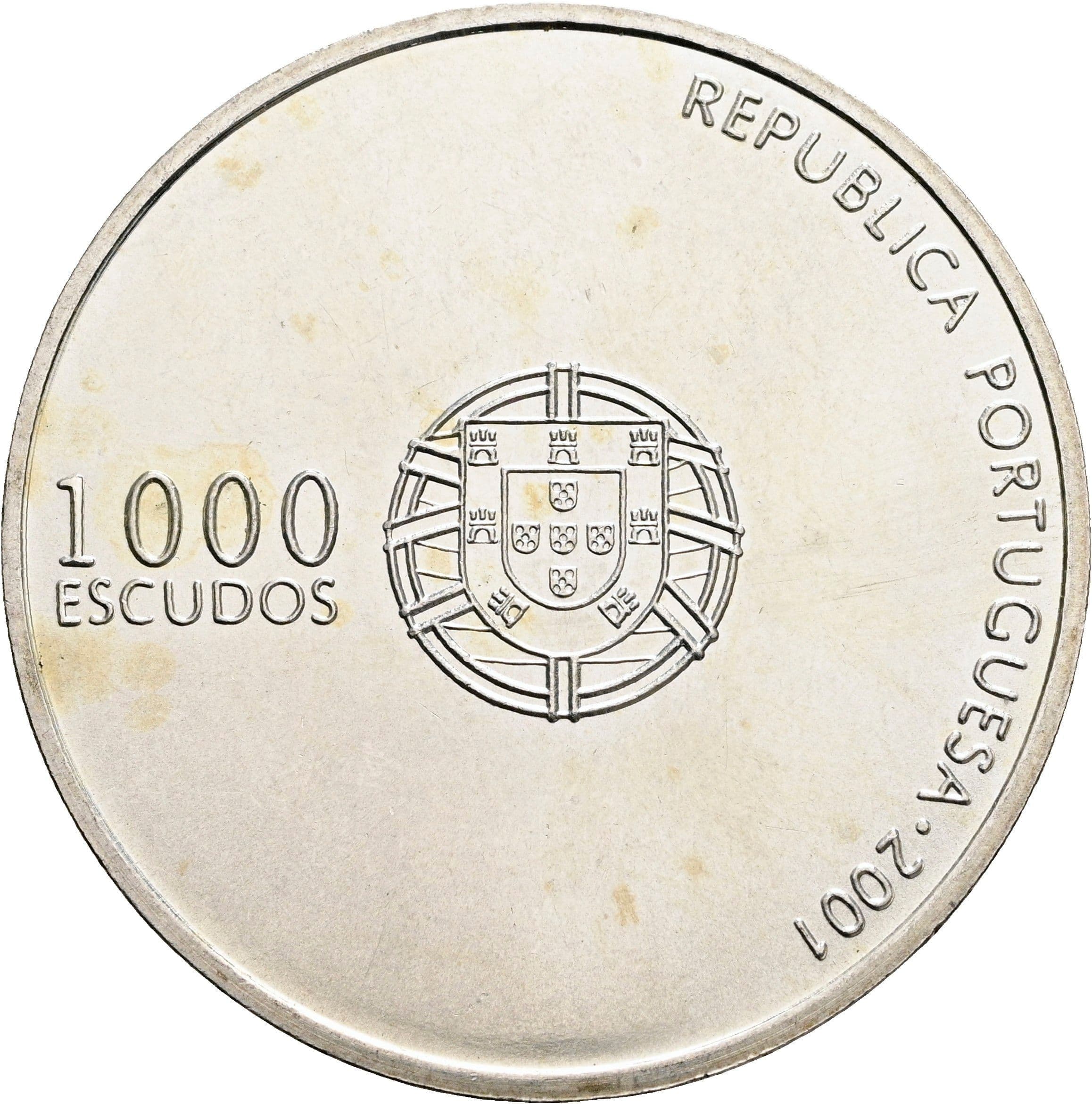 1000 Escudos 2001 – Vorderseite