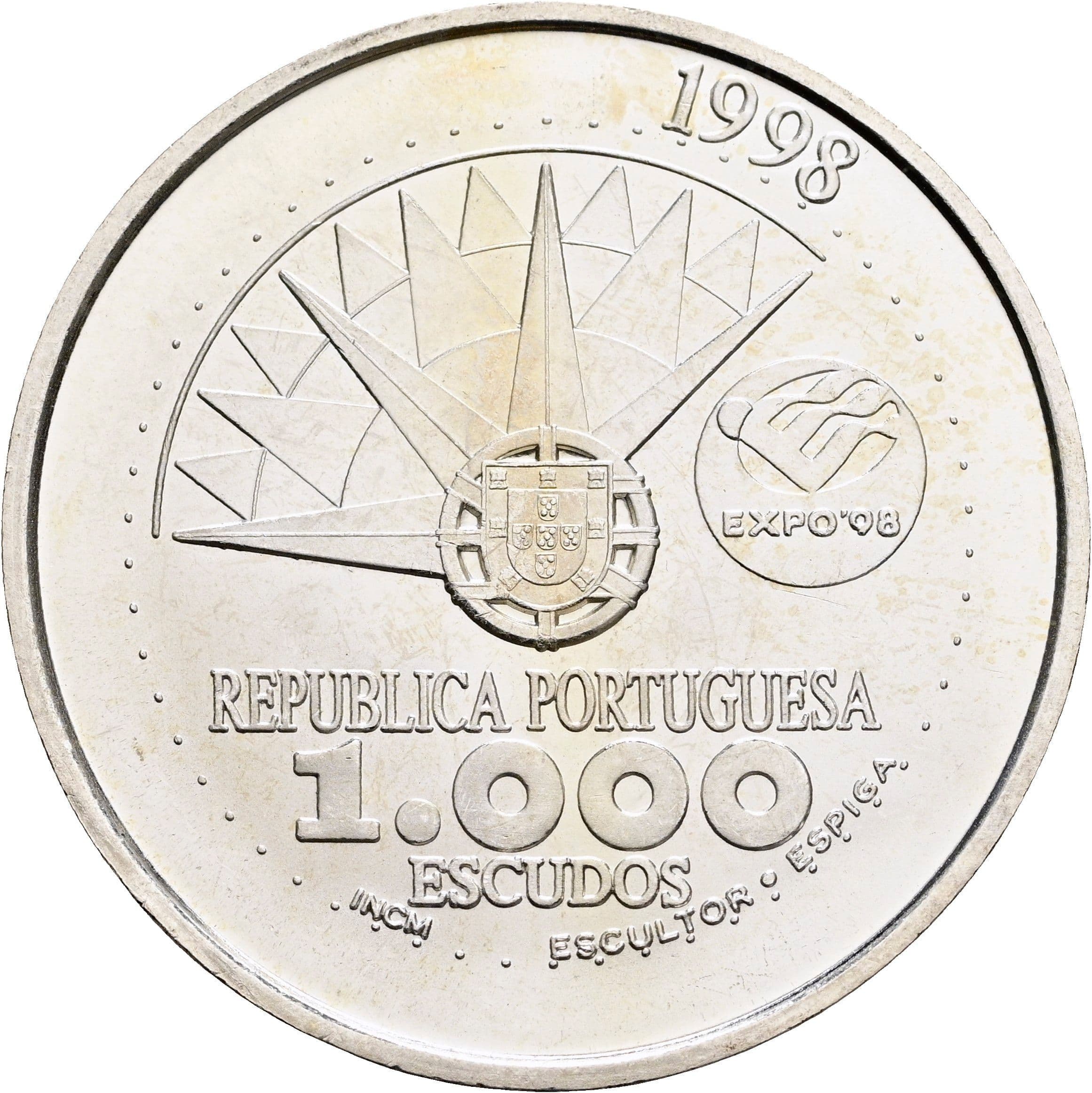 1000 Escudos 1998 – Vorderseite