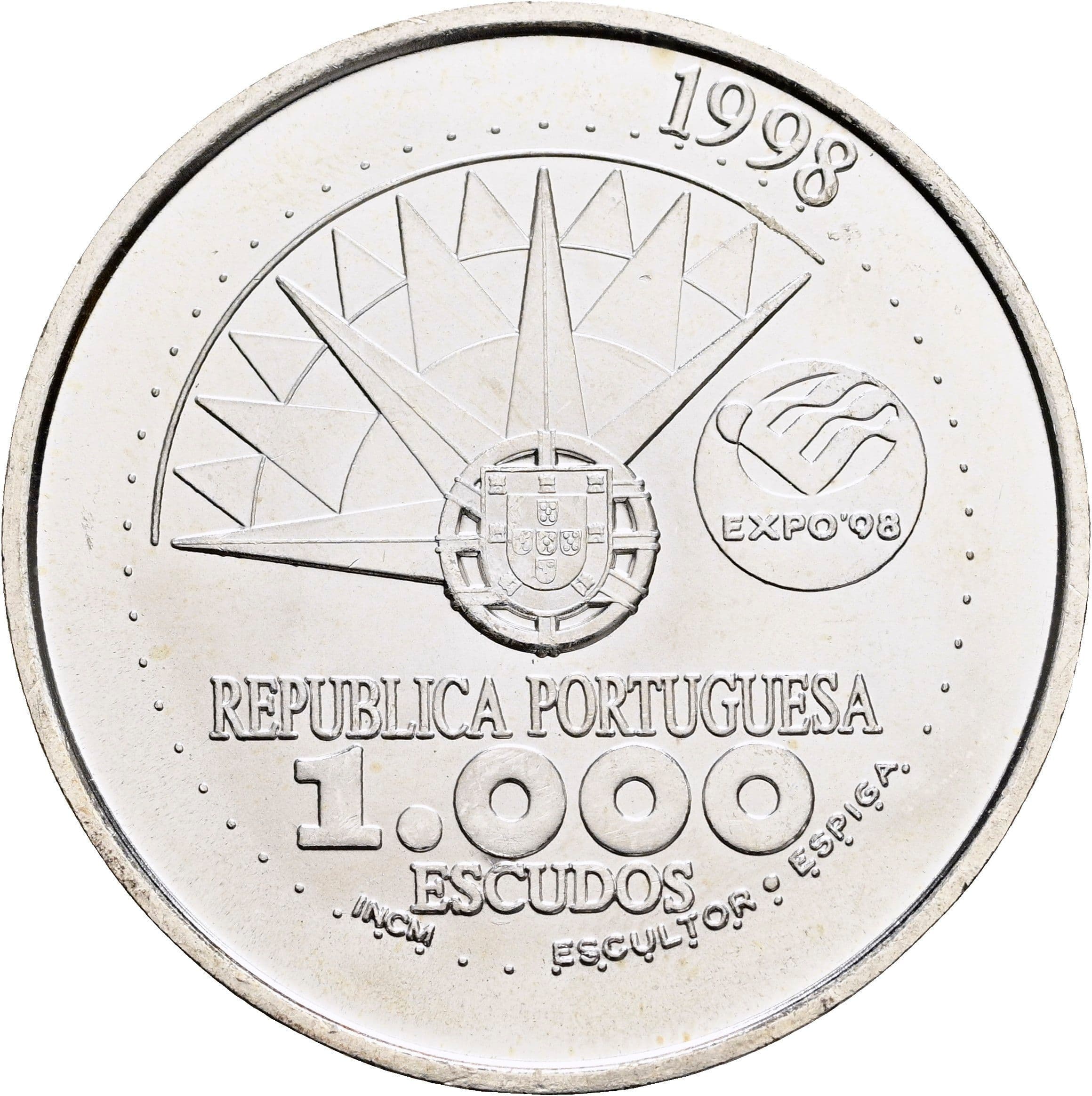 1000 Escudos 1998 – Vorderseite