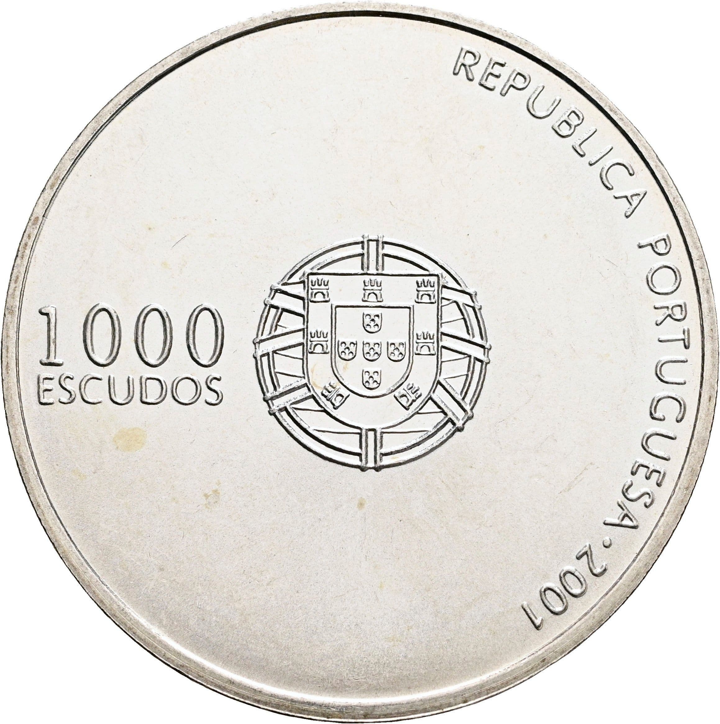 1000 Escudos 2001 – Vorderseite