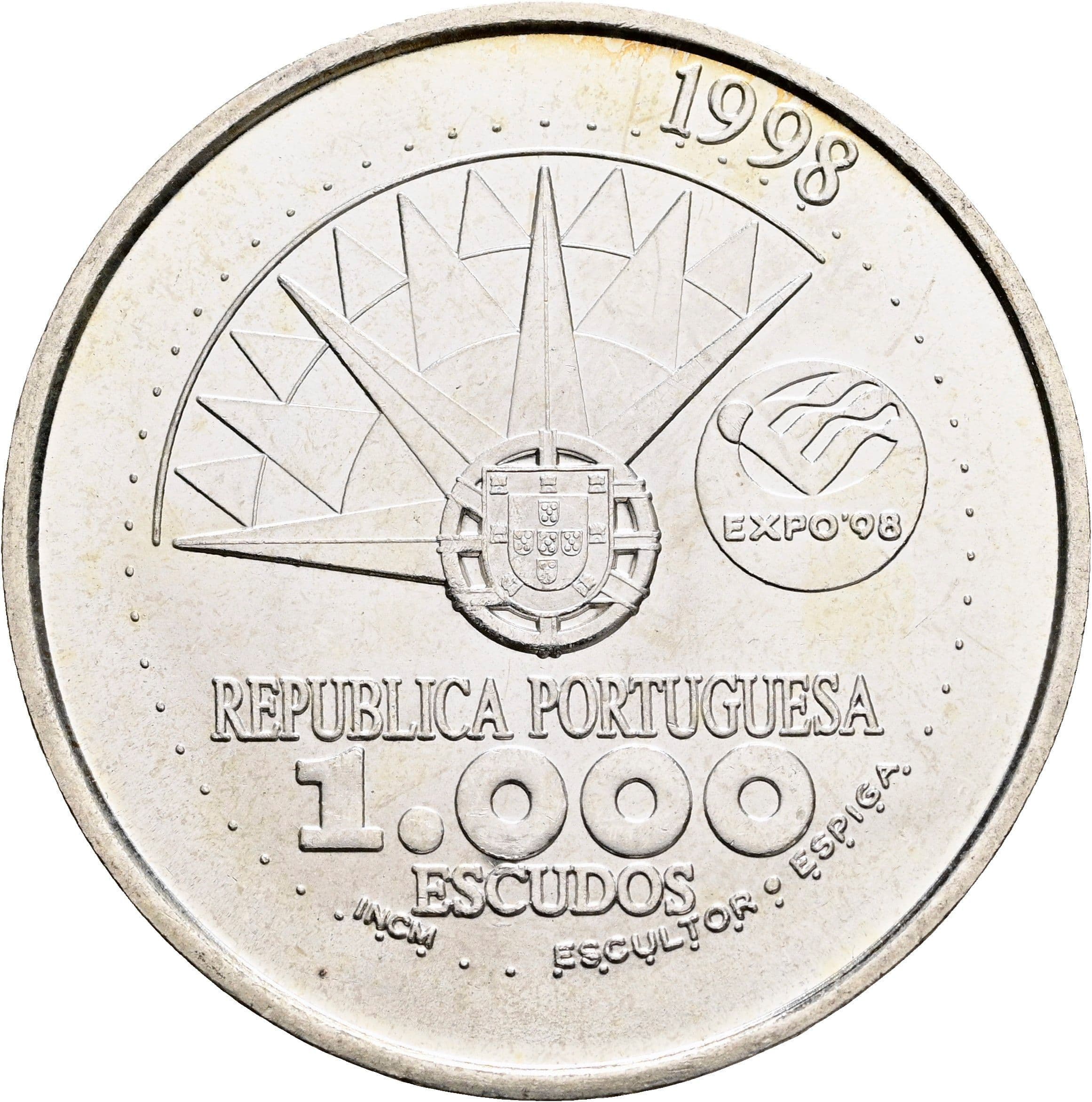 1000 Escudos 1998 – Vorderseite