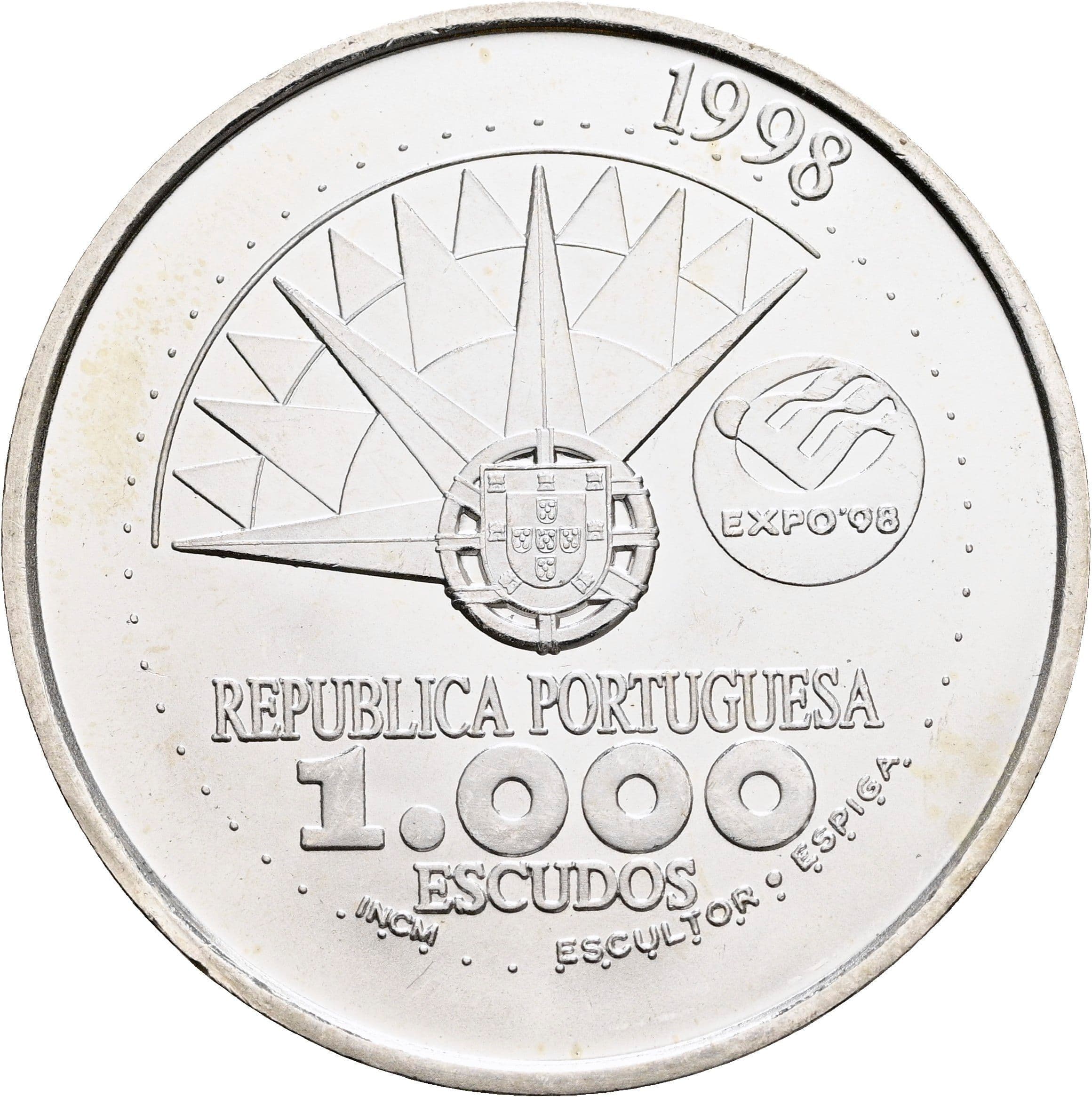 1000 Escudos 1998 – Vorderseite