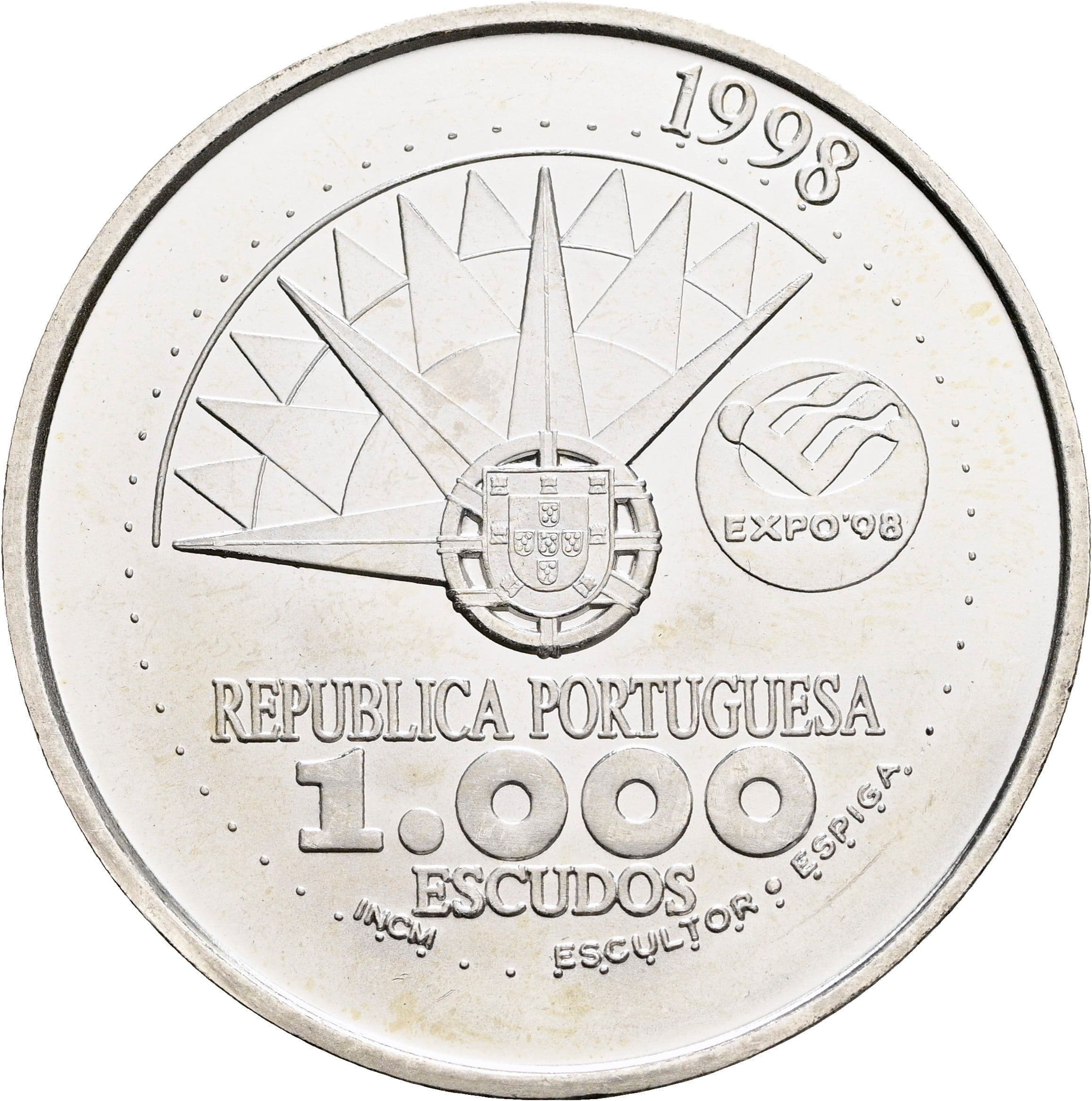 1000 Escudos 1998 – Vorderseite