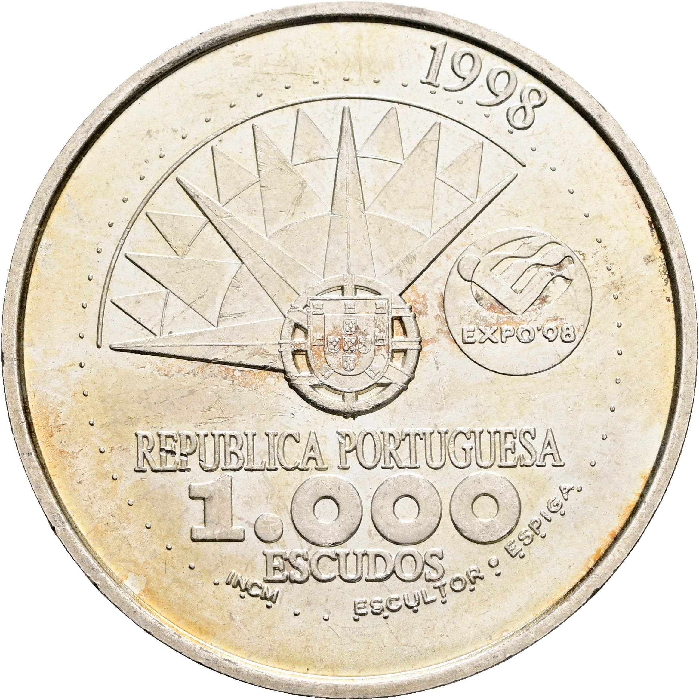 1000 Escudos 1998 – Vorderseite