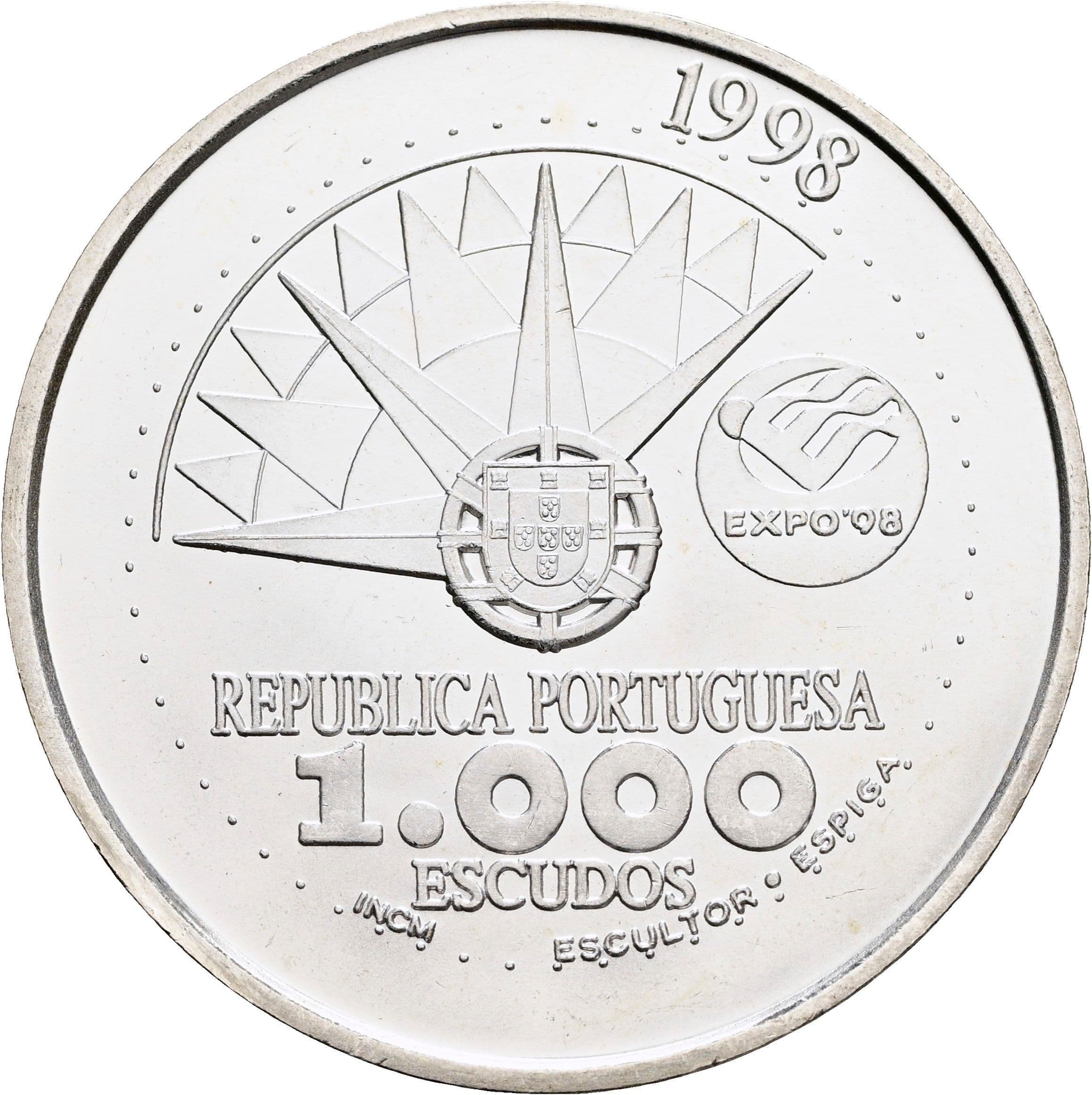 1000 Escudos 1998 – Vorderseite
