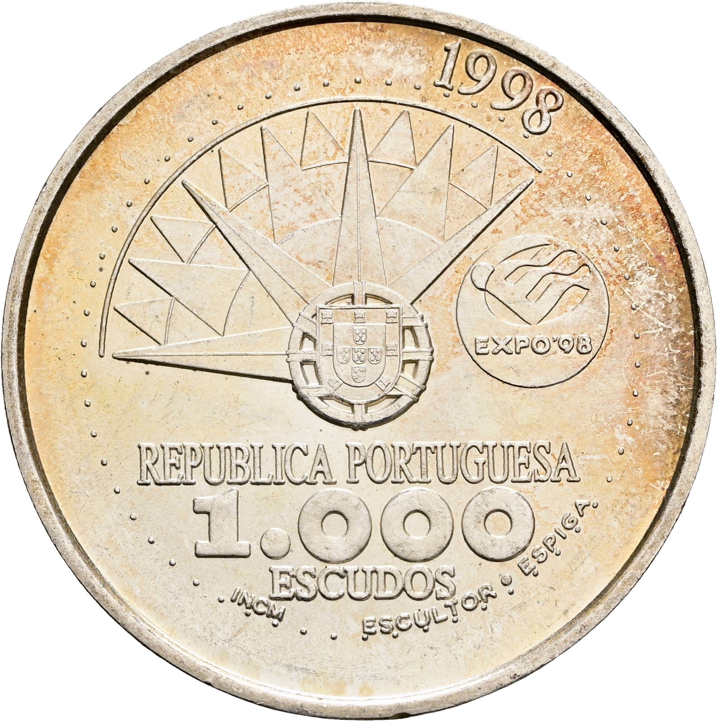 1000 Escudos 1998 – Vorderseite