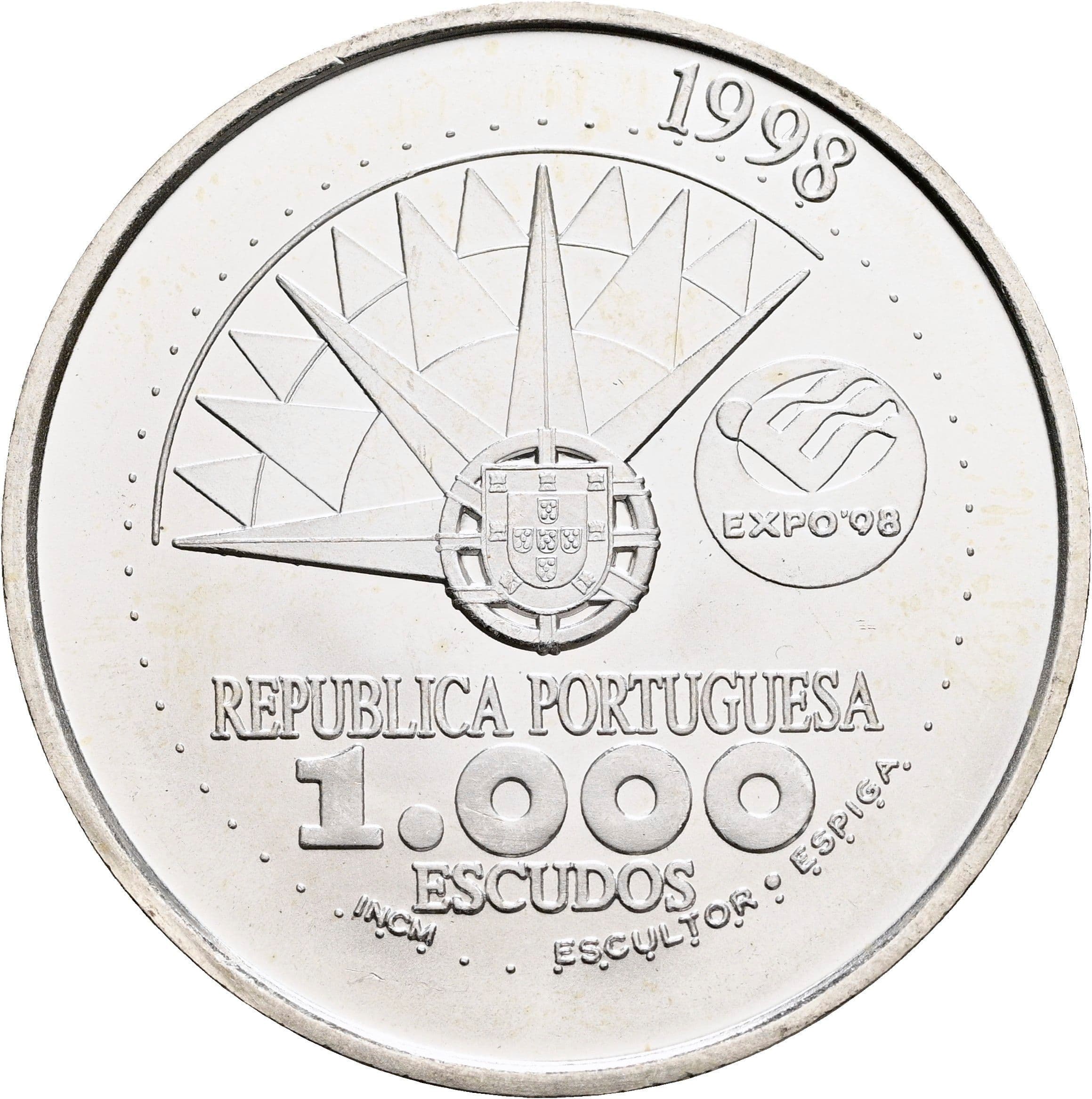 1000 Escudos 1998 – Vorderseite