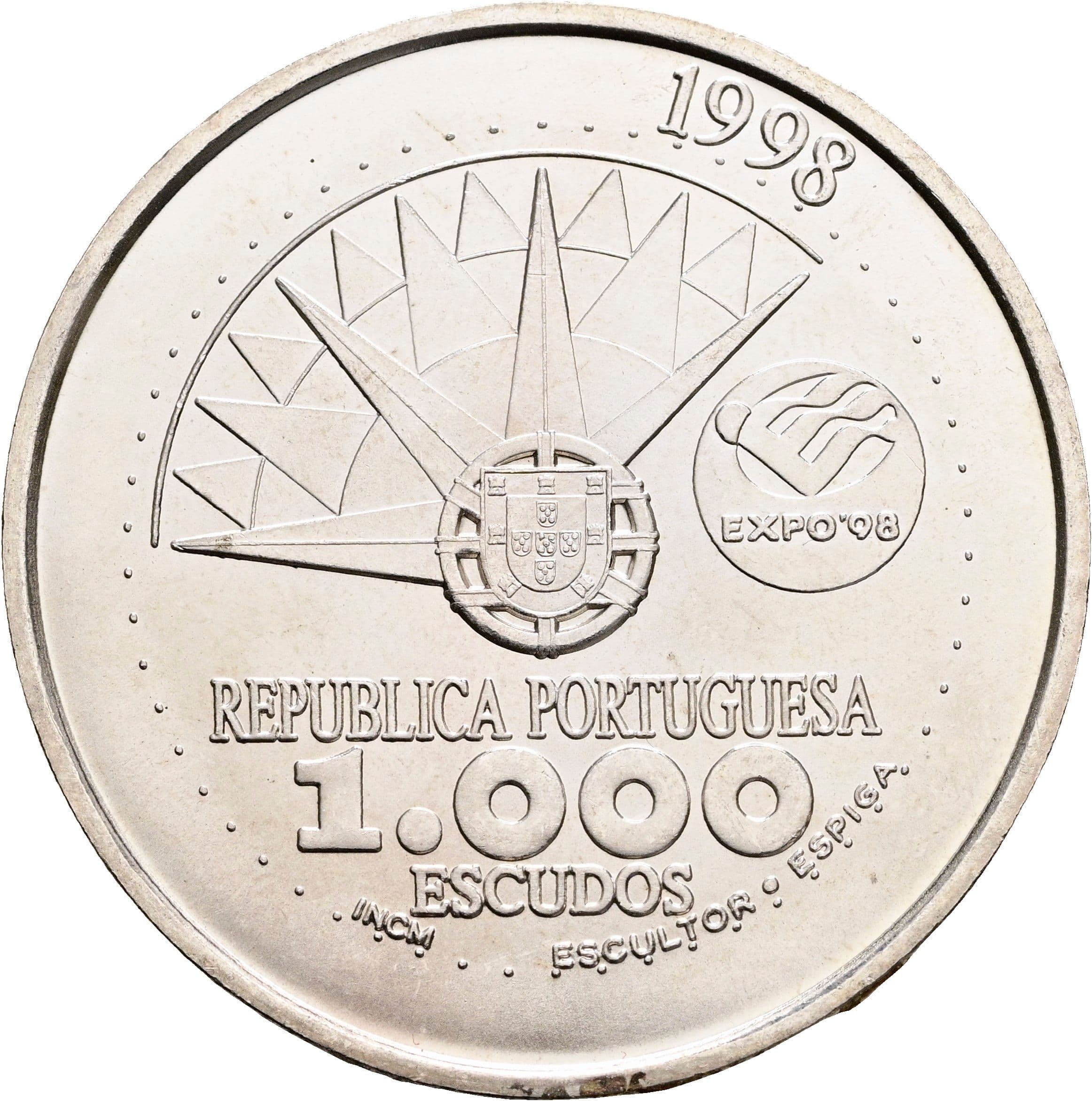 1000 Escudos 1998 – Vorderseite