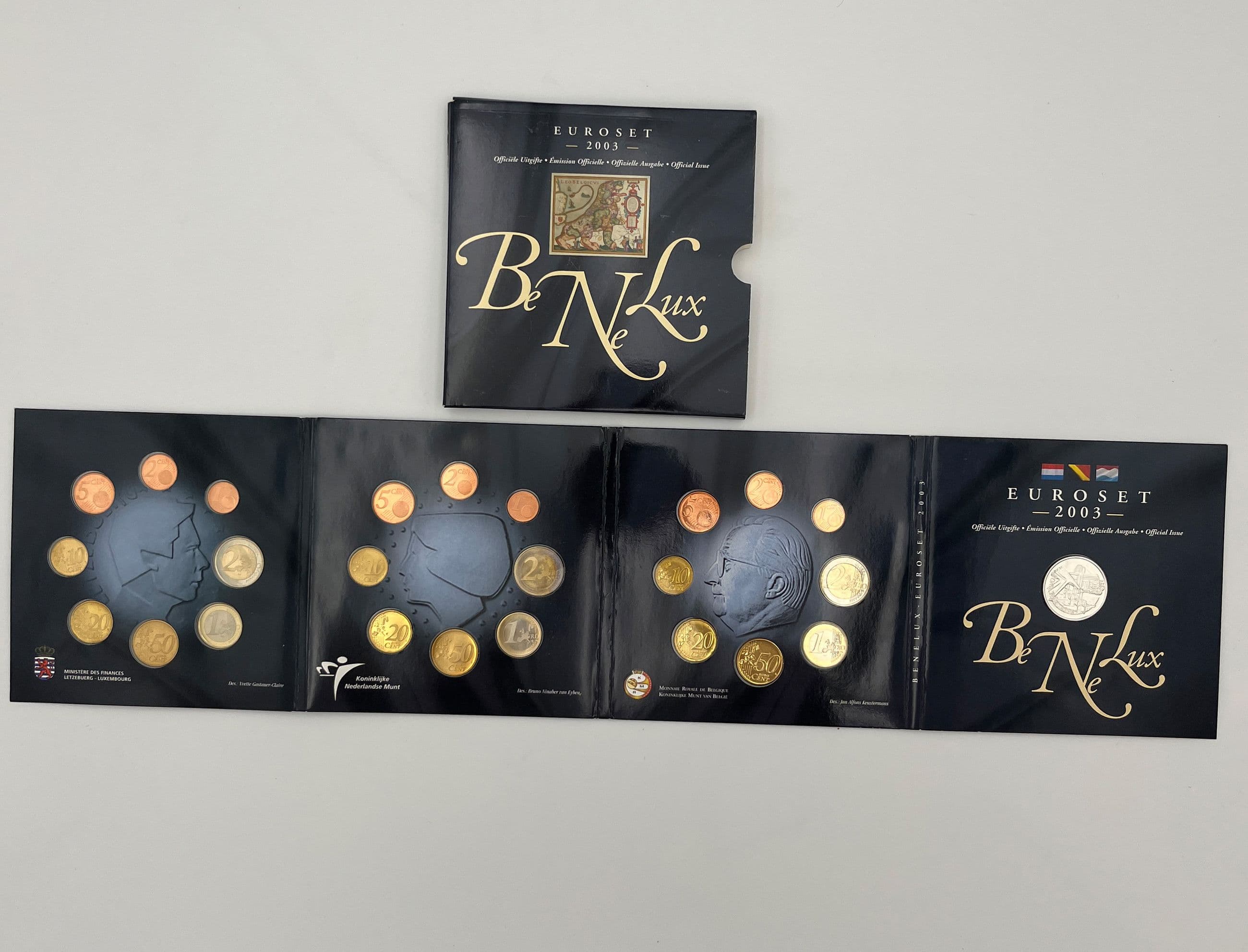 Euro KMS Tripple-Set mit Silbermedaille