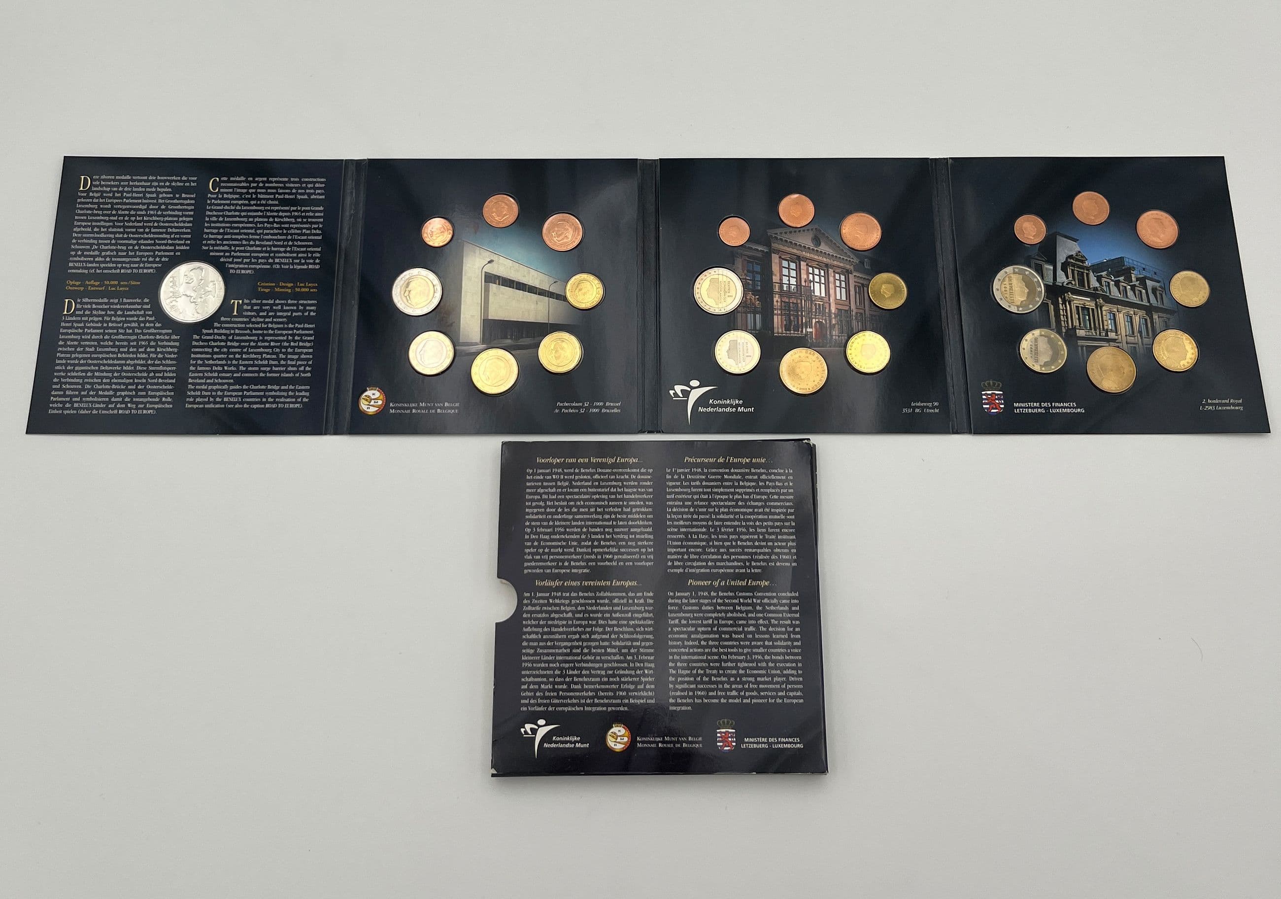 Euro KMS Tripple-Set mit Silbermedaille