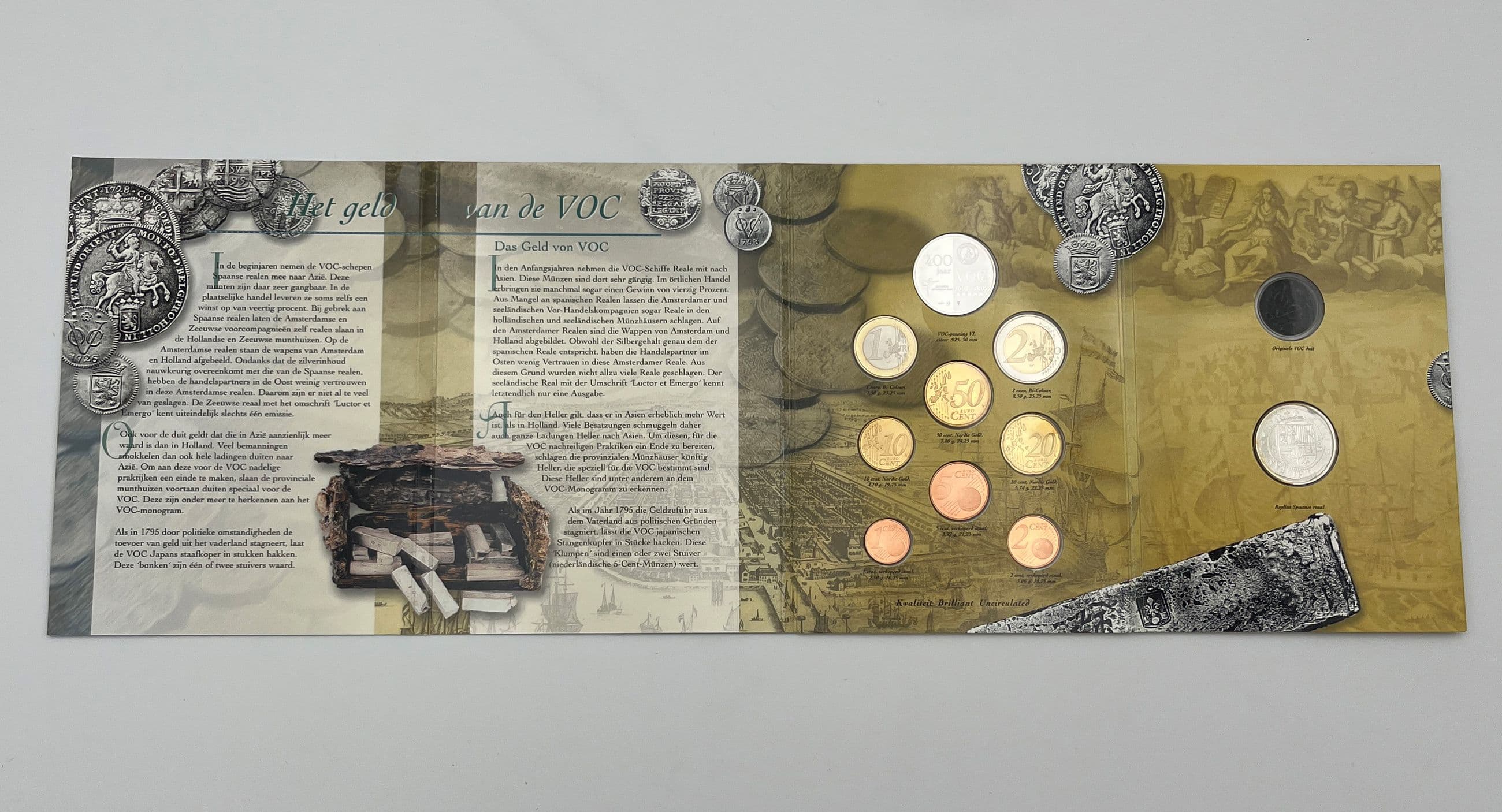 Euro KMS "Geld der VOC" 2003 – Rückseite