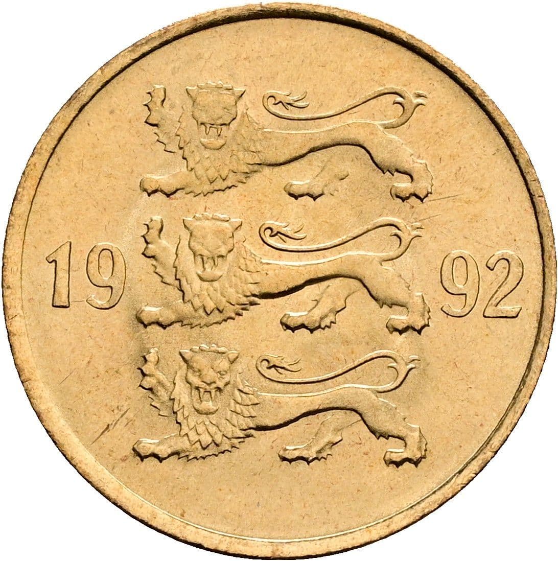 20 Senti 1992 – Rückseite