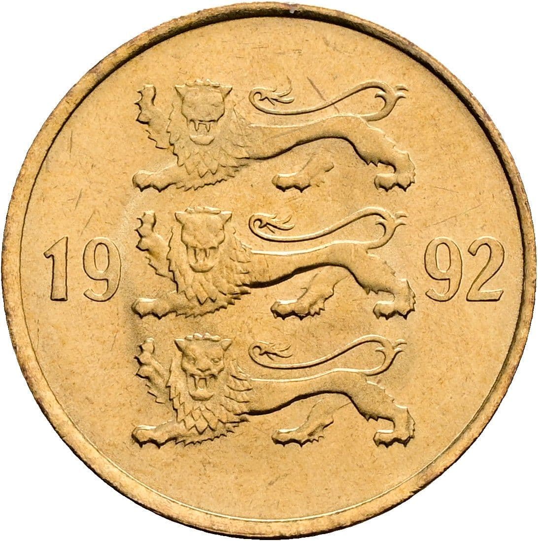 20 Senti 1992 – Rückseite
