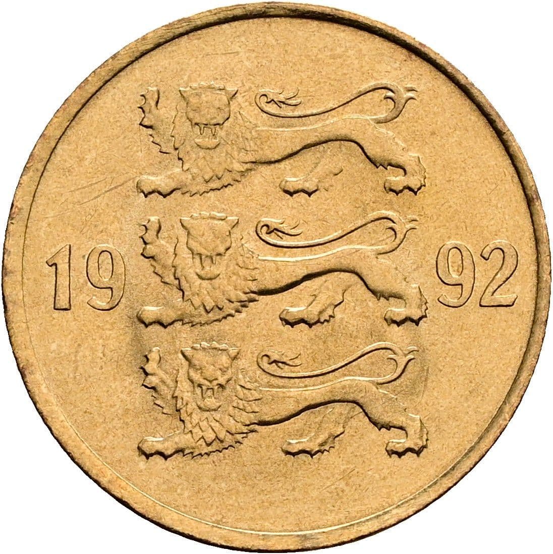 20 Senti 1992 – Rückseite