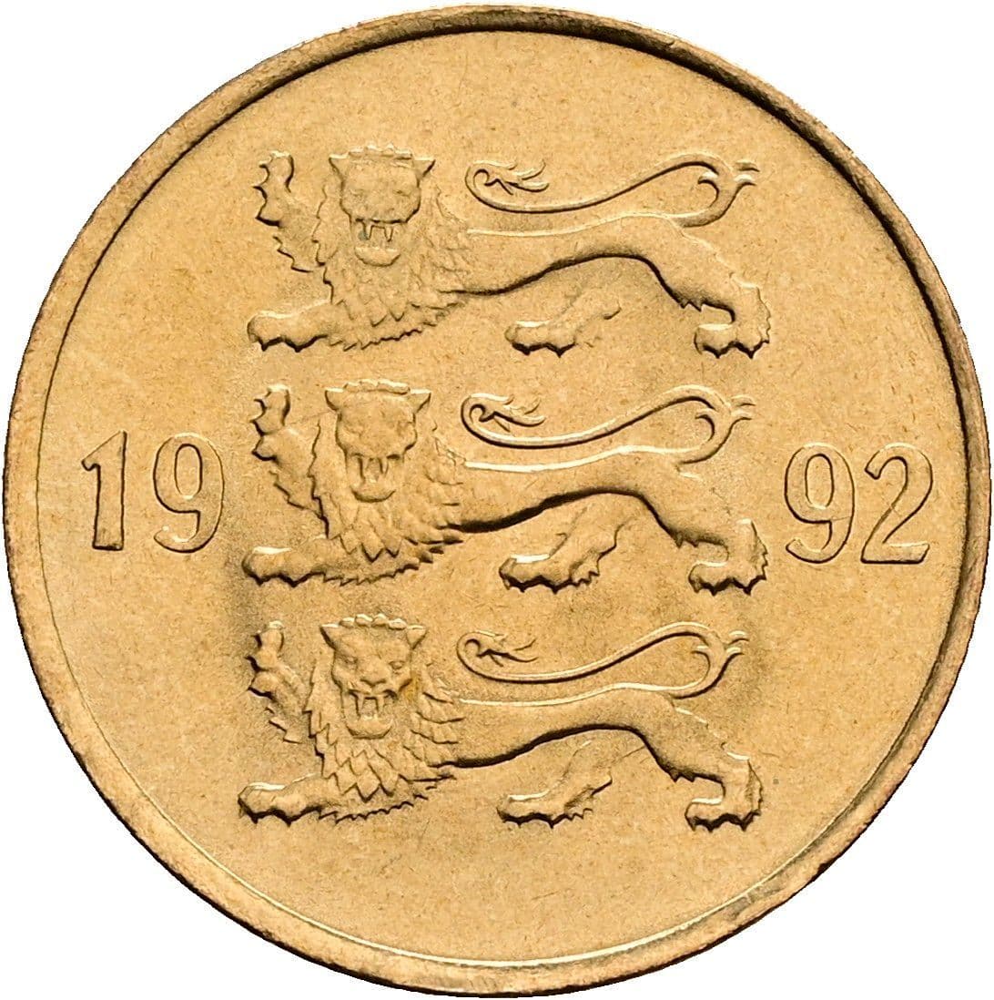 20 Senti 1992 – Rückseite