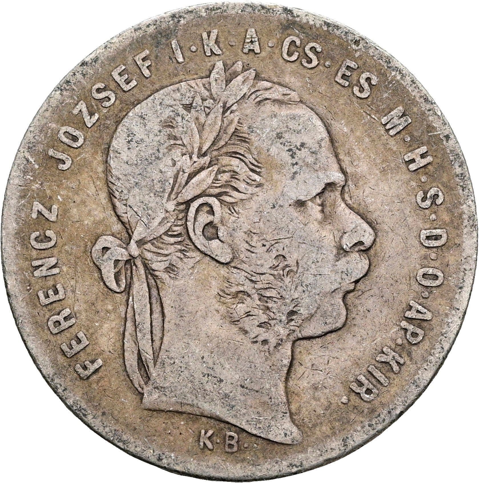 1 Forint Franz Joseph I. 1848-1916 1879 KB – Vorderseite