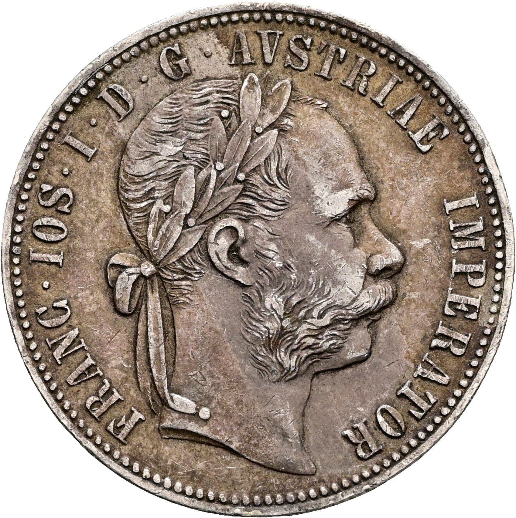 1 Gulden Franz Joseph I. 1848-1916 1879 – Vorderseite