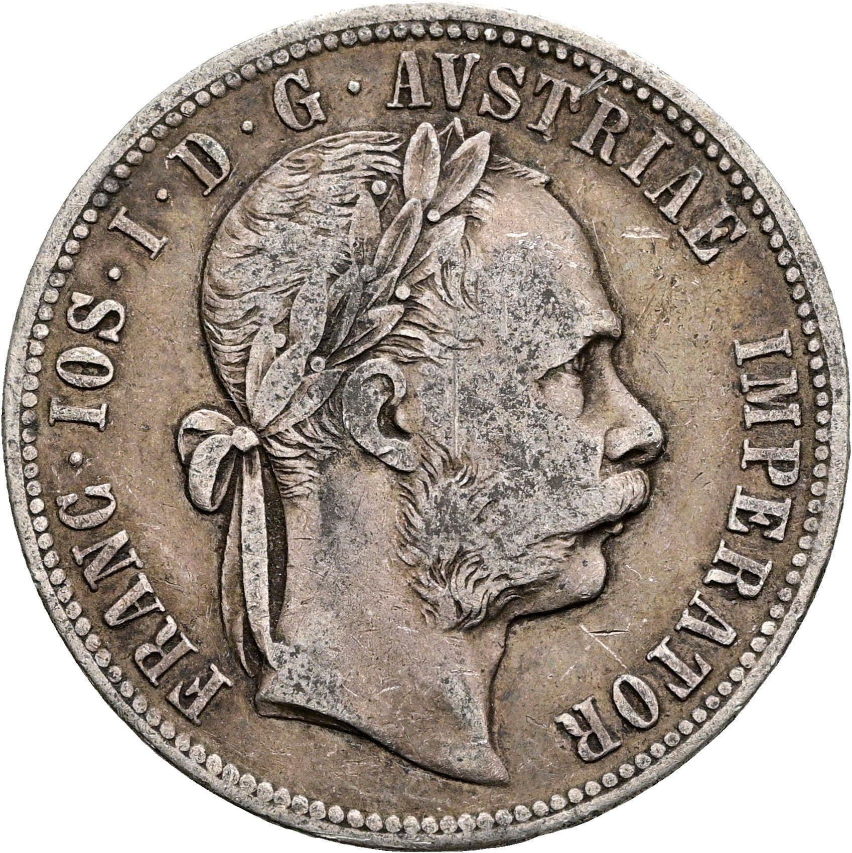 1 Gulden Franz Joseph I. 1848-1916 1877 – Vorderseite