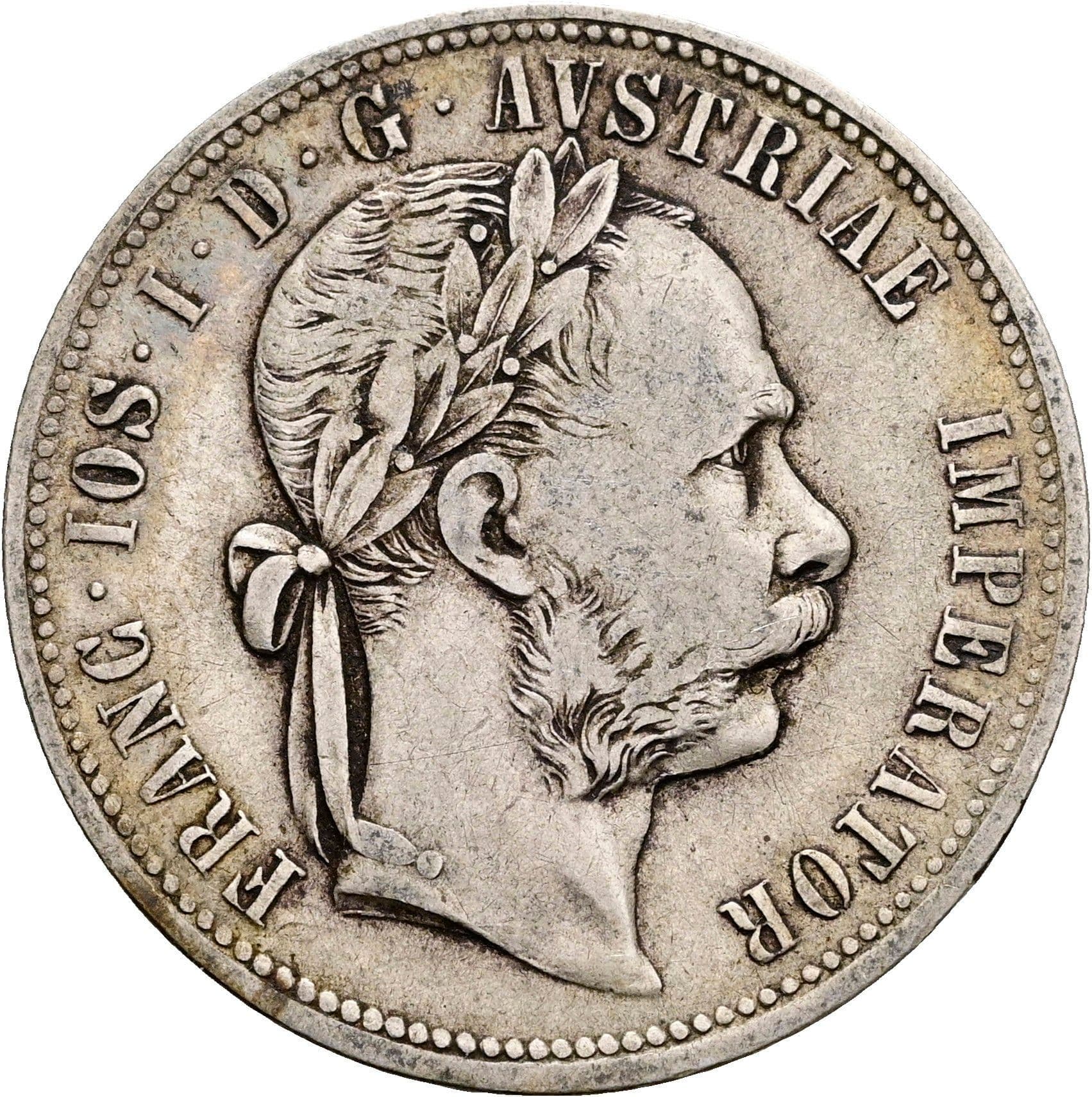 1 Gulden Franz Joseph I. 1848-1916 1878 – Vorderseite