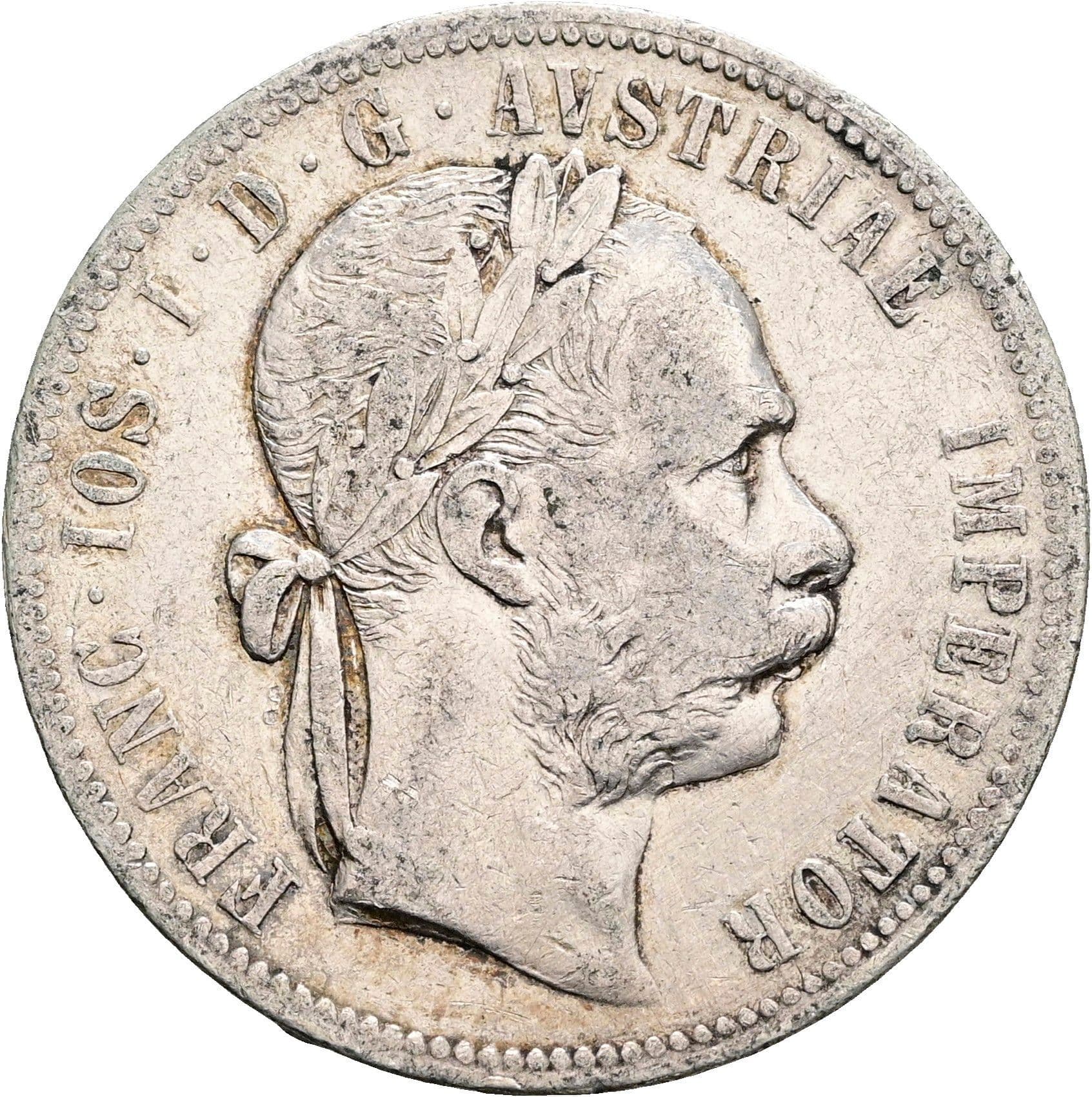 1 Gulden Franz Joseph I. 1848-1916 1877 – Vorderseite