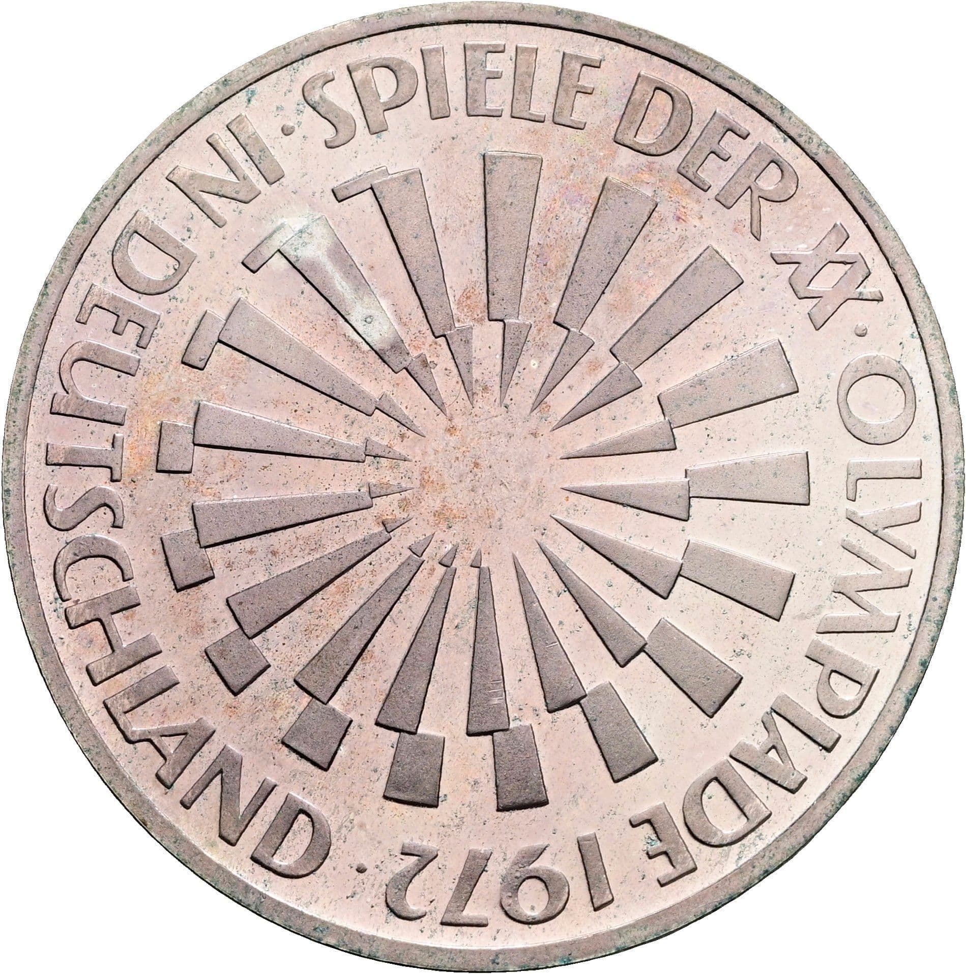 10 Deutsche Mark 1972 D – Vorderseite
