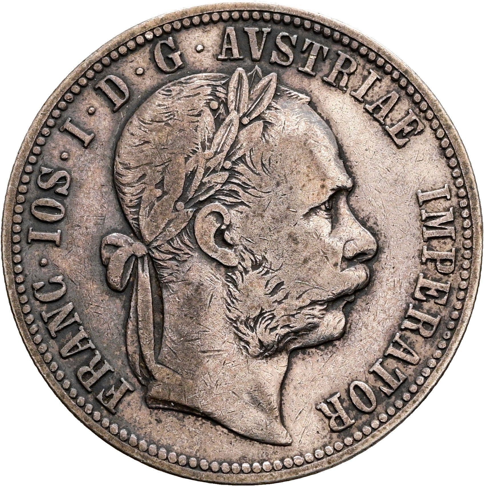1 Gulden Franz Joseph I. 1848-1916 1888 – Vorderseite