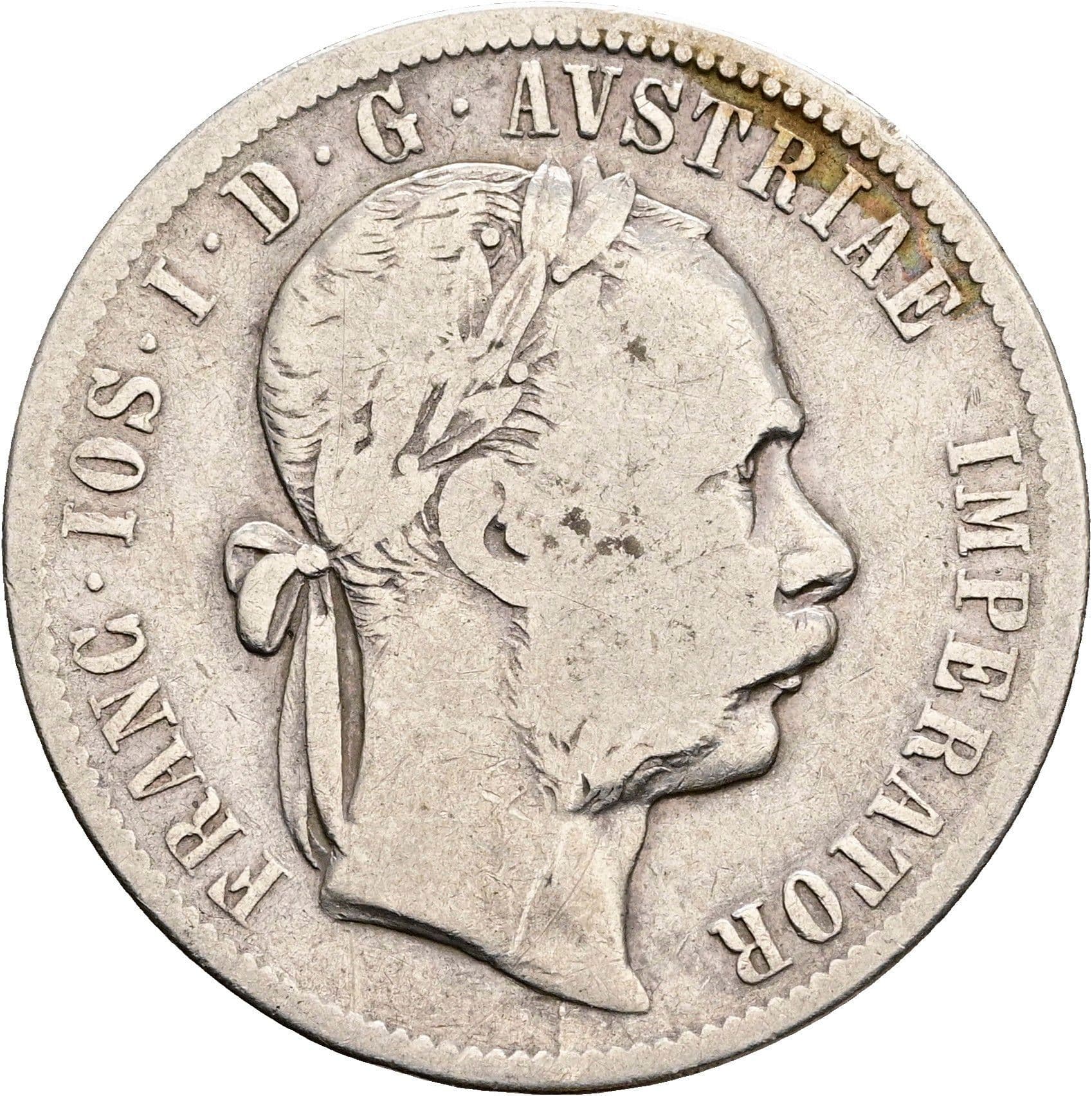 1 Gulden Franz Joseph I. 1848-1916 1877 – Vorderseite