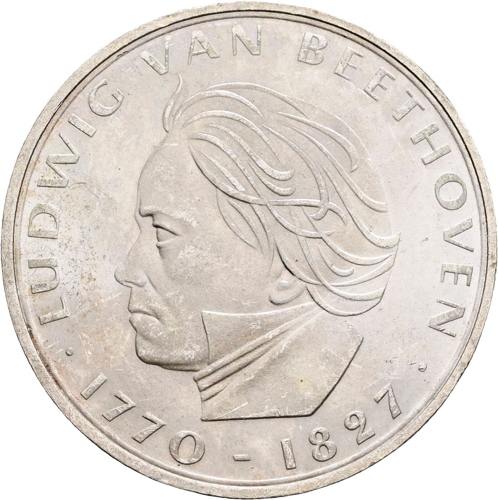 5 Deutsche Mark 1970 F – Vorderseite