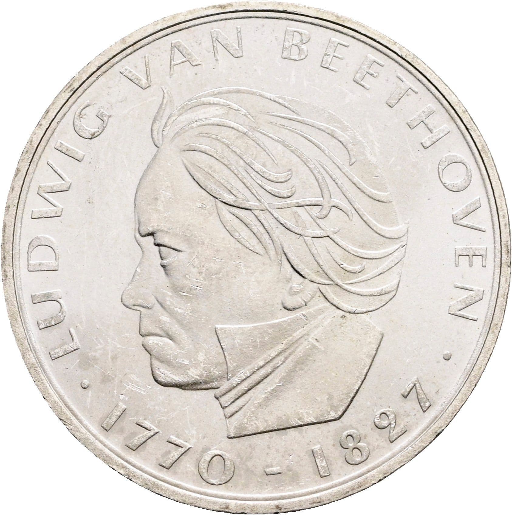 5 Deutsche Mark 1970 F – Vorderseite