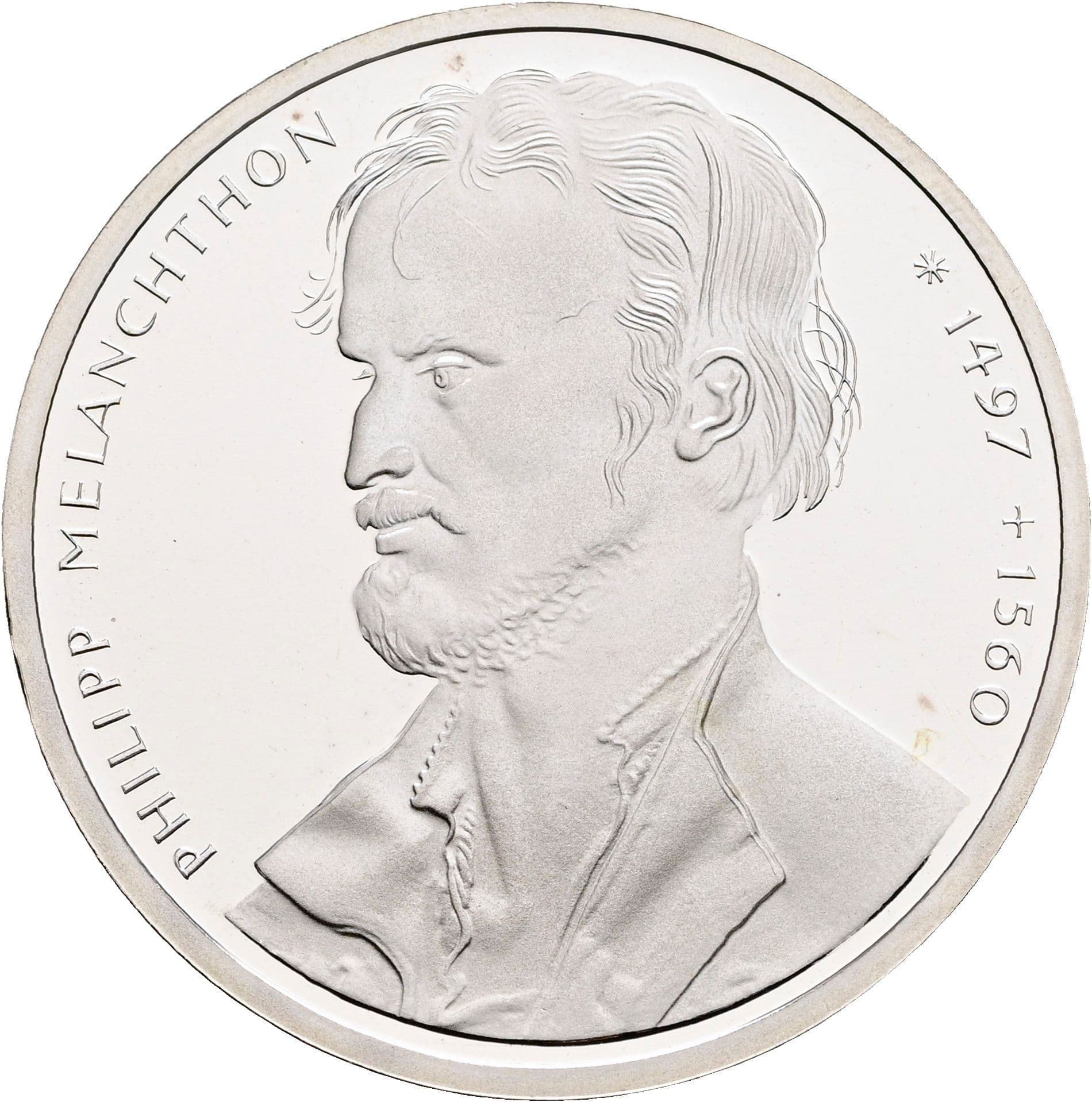 10 Deutsche Mark 1997 A – Vorderseite