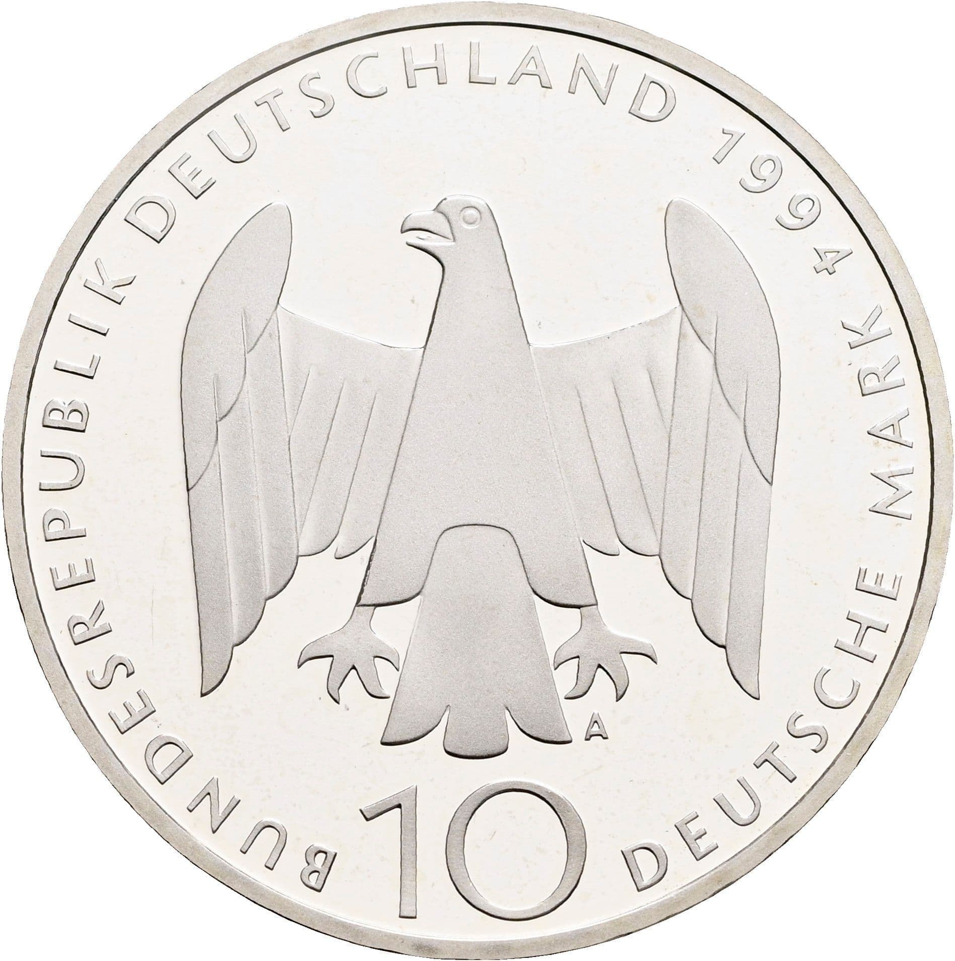 10 Deutsche Mark 1994 A – Rückseite