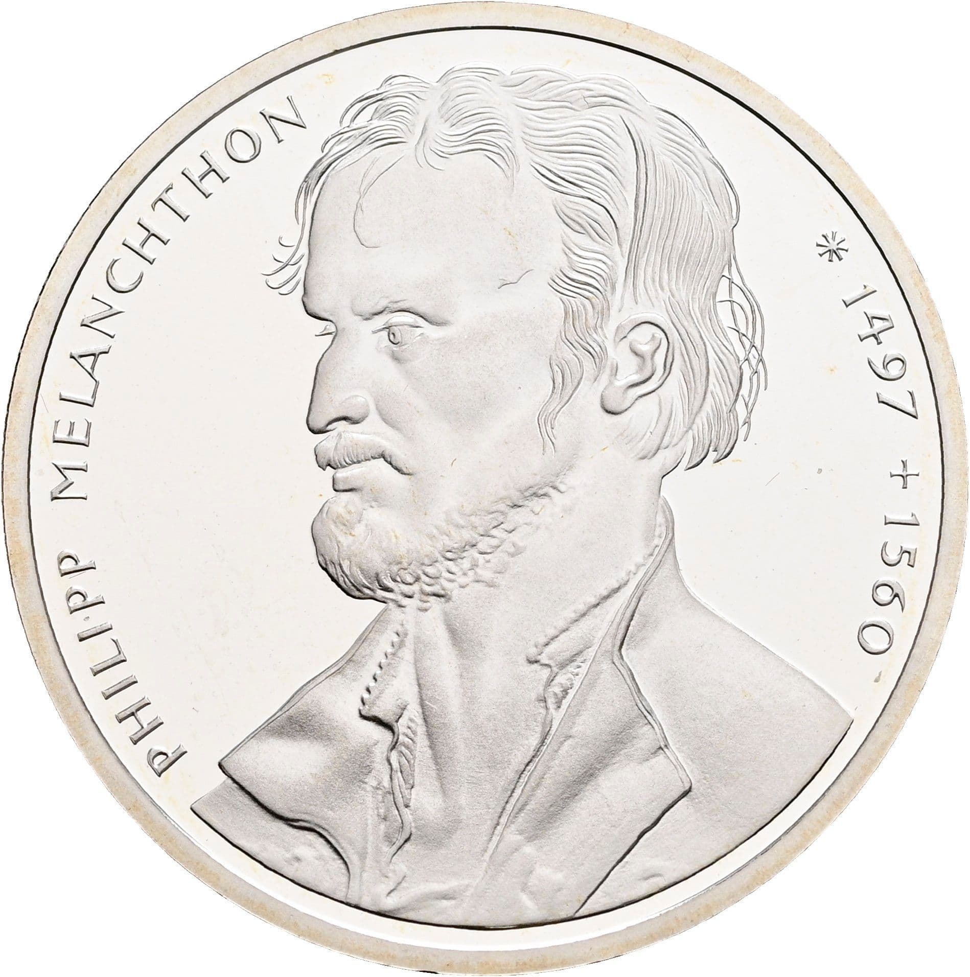 10 Deutsche Mark 1997 A – Vorderseite