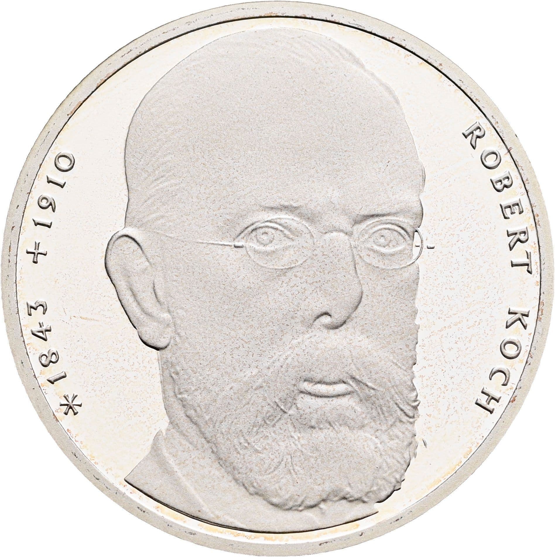 10 Deutsche Mark 1993 J – Vorderseite