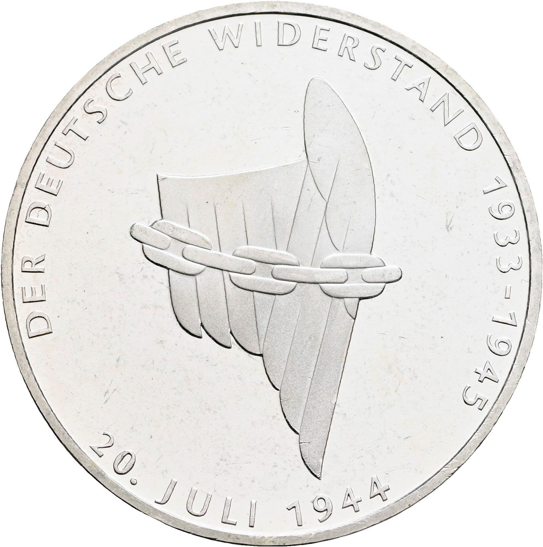 10 Deutsche Mark 1994 A – Vorderseite