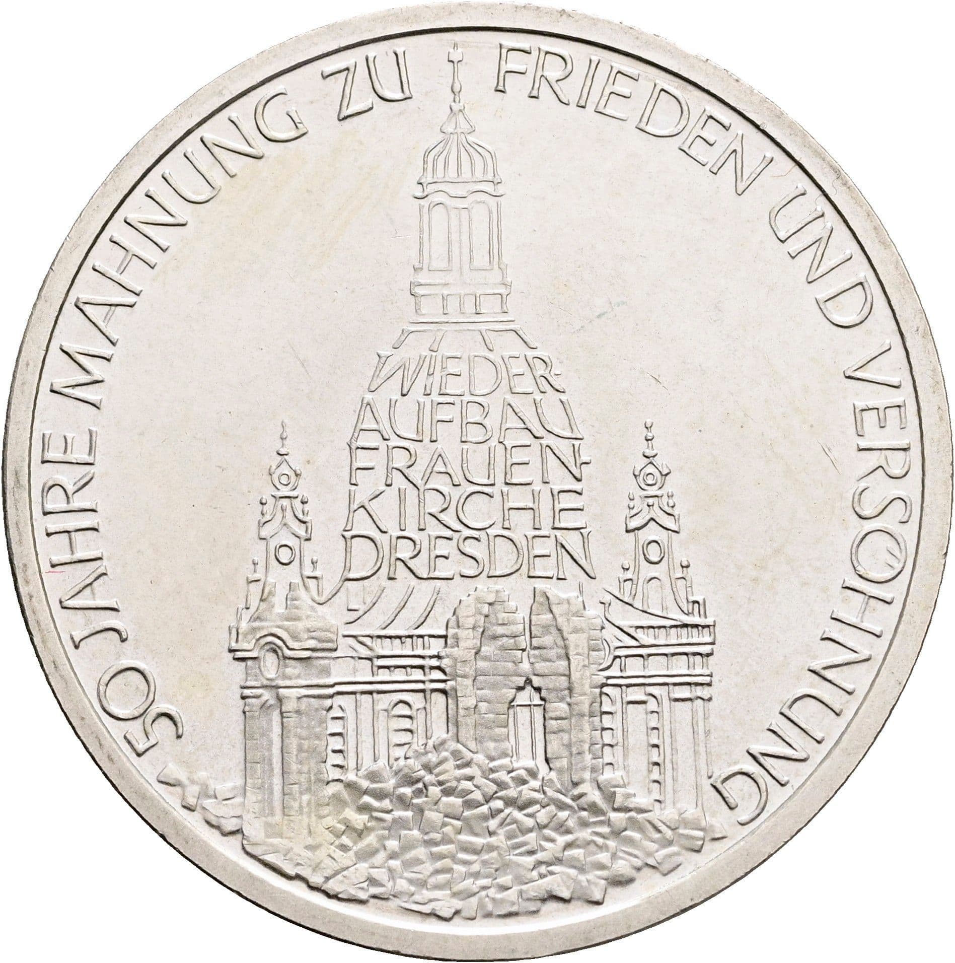 10 Deutsche Mark 1995 J – Vorderseite
