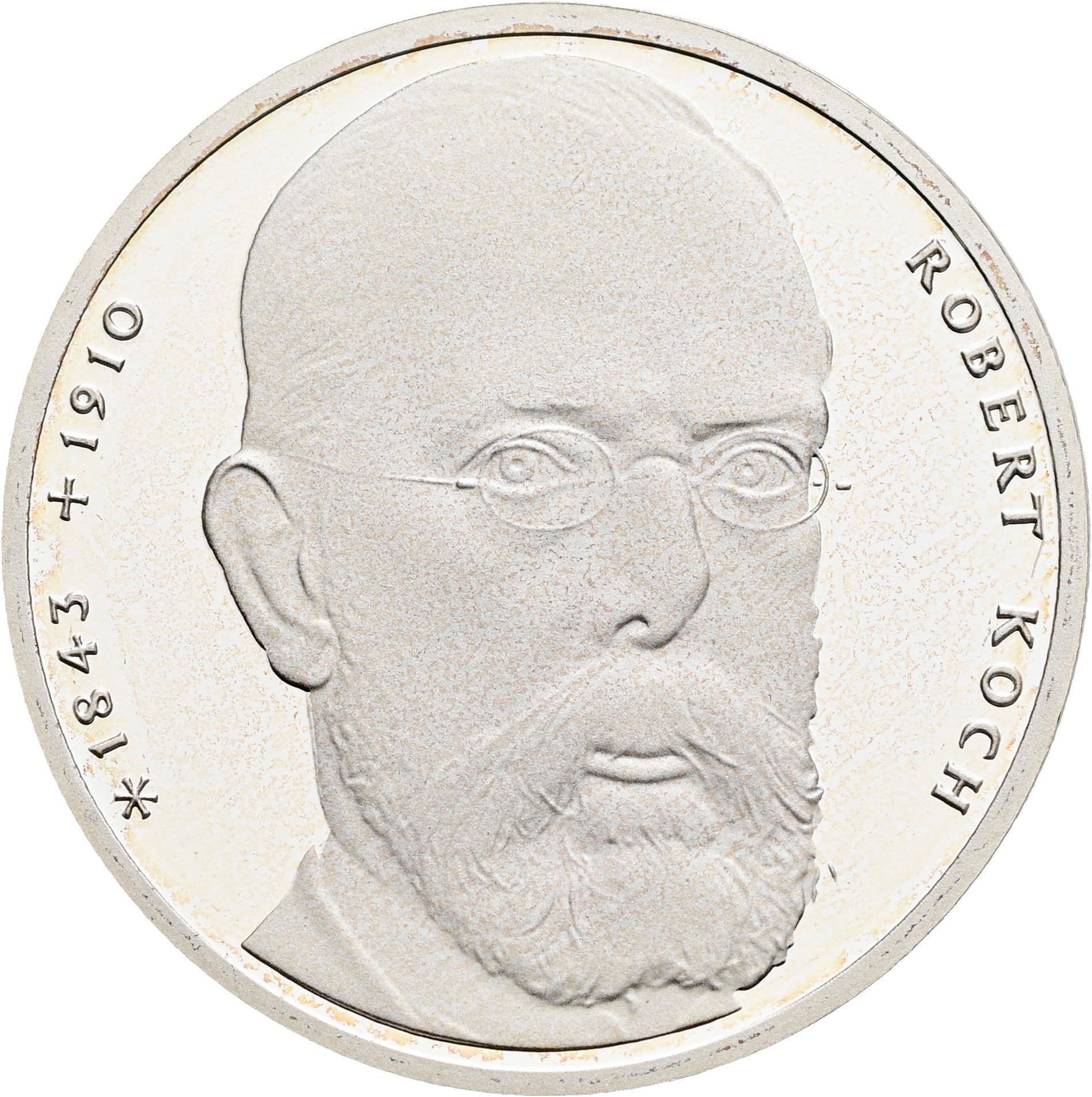 10 Deutsche Mark 1993 J – Vorderseite
