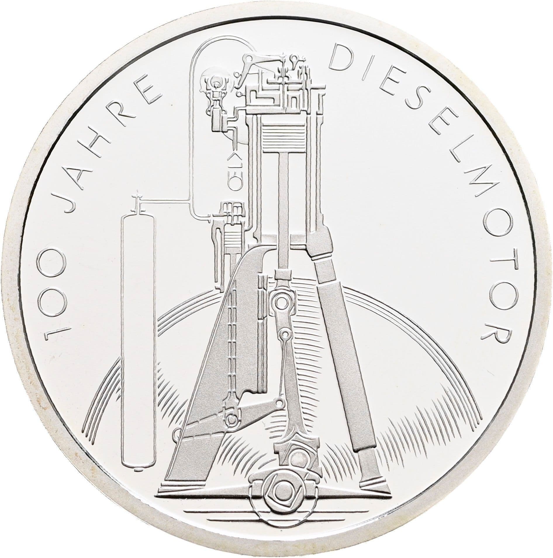 10 Deutsche Mark 1997 D – Vorderseite