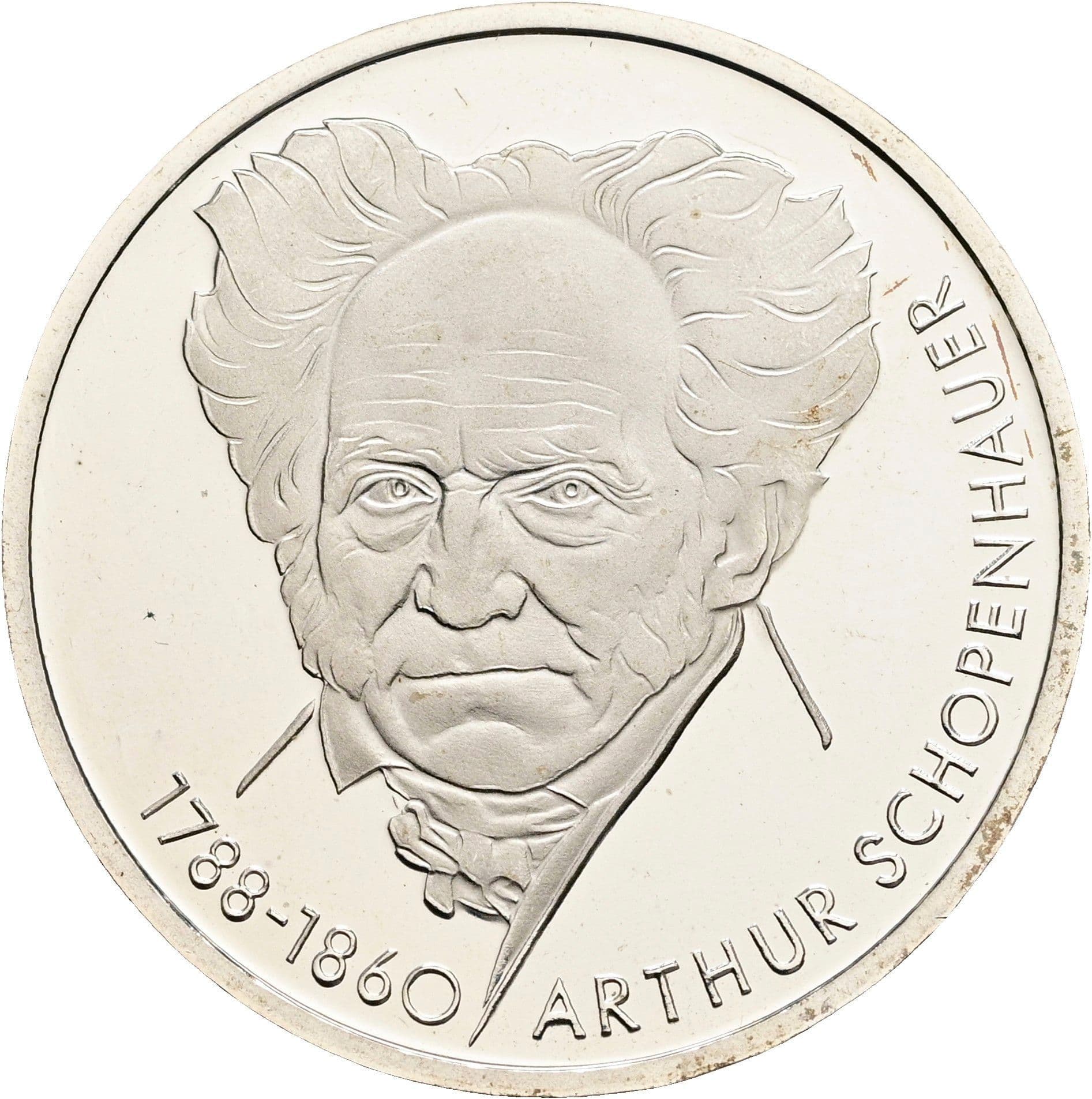 10 Deutsche Mark 1988 D – Vorderseite