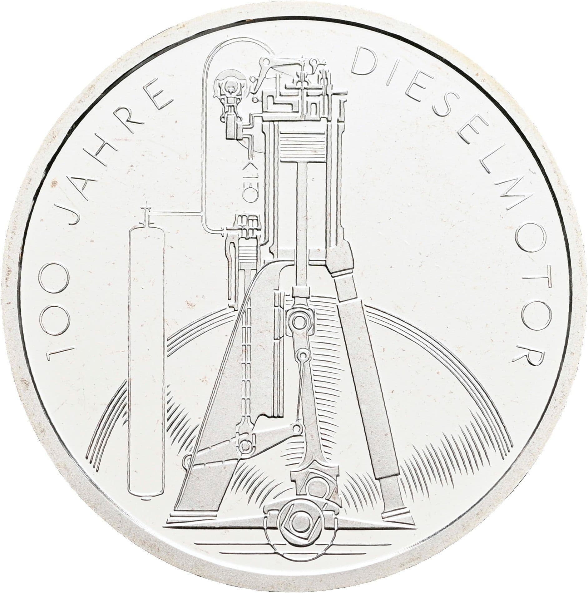 10 Deutsche Mark 1997 G – Vorderseite