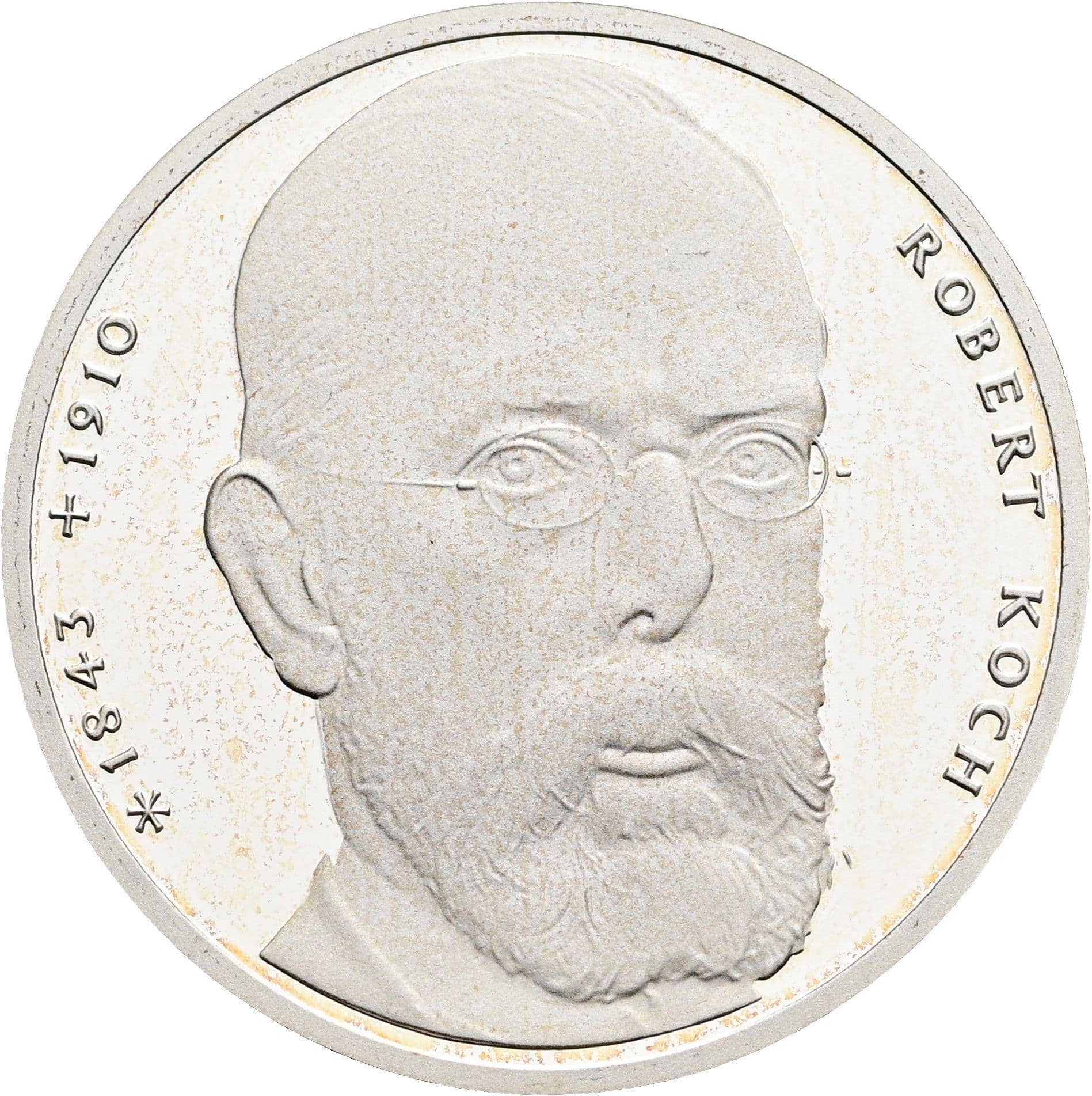 10 Deutsche Mark 1993 J – Vorderseite