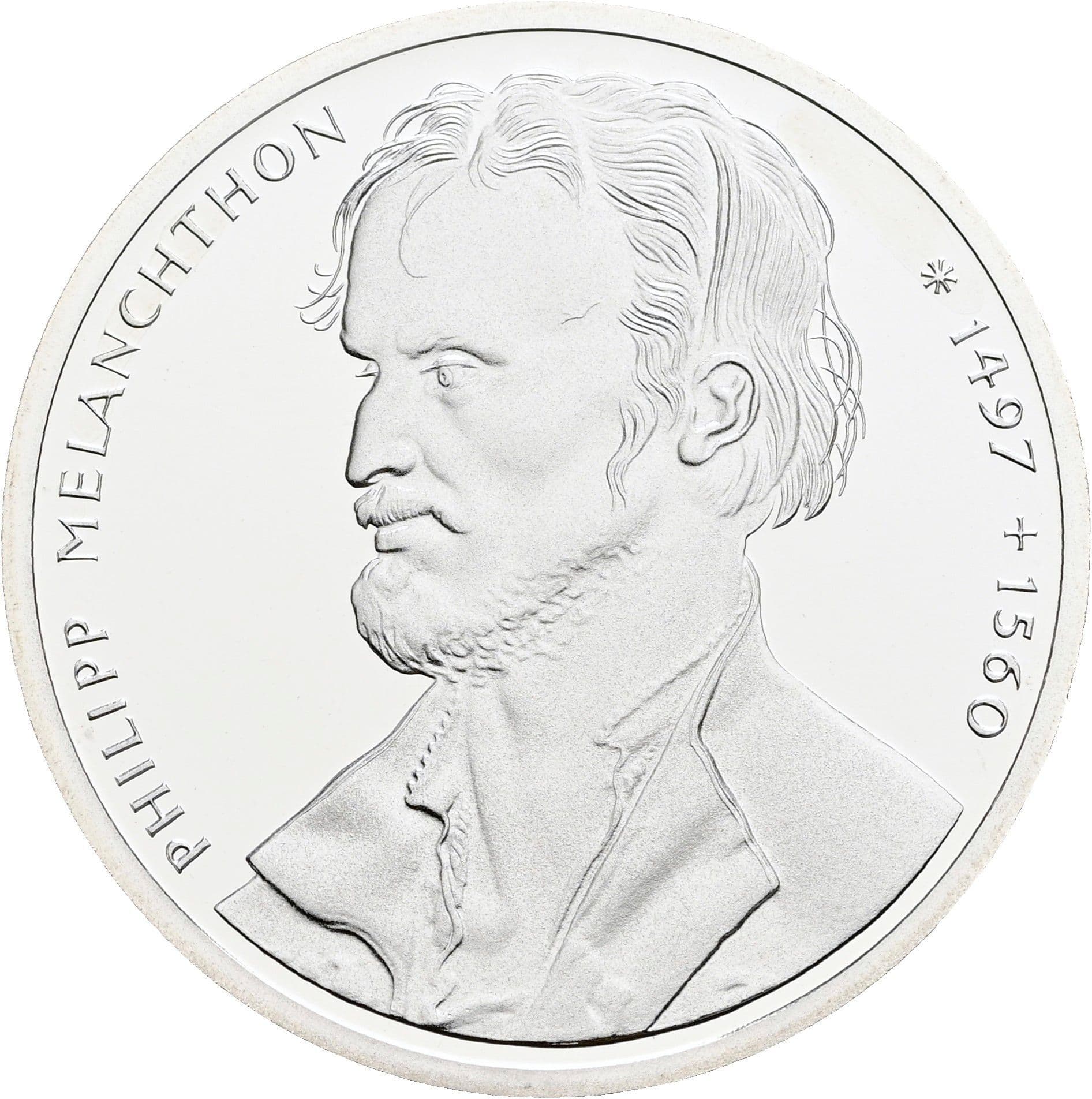 10 Deutsche Mark 1997 G – Vorderseite