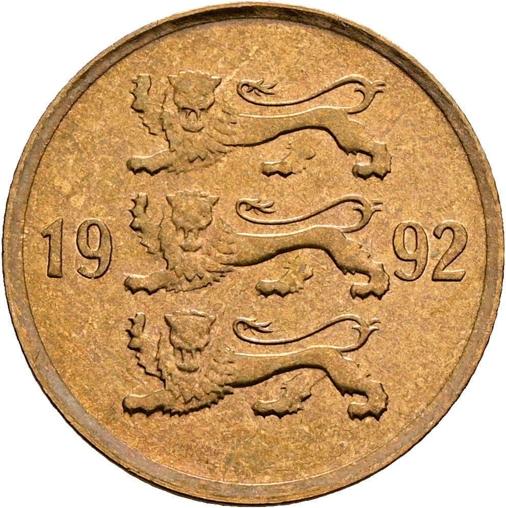 10 Senti 1992 – Rückseite