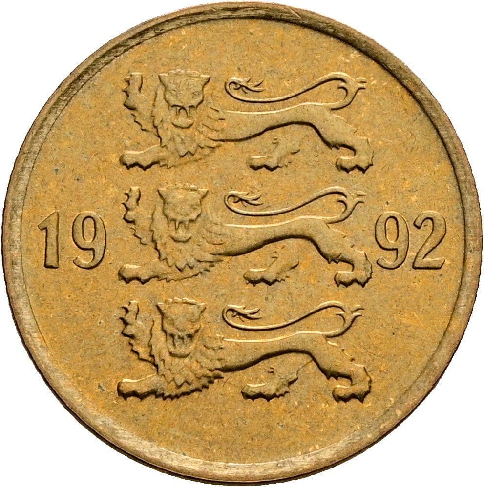 10 Senti 1992 – Rückseite